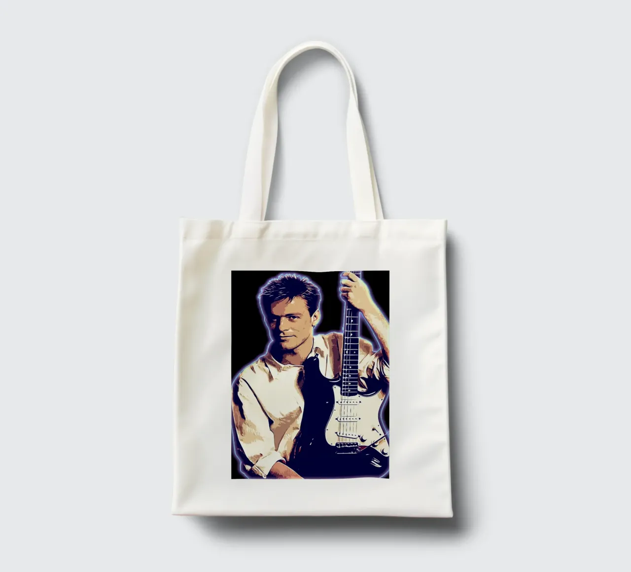 Arte di Bryan Adams borsa in juta da neonartroom