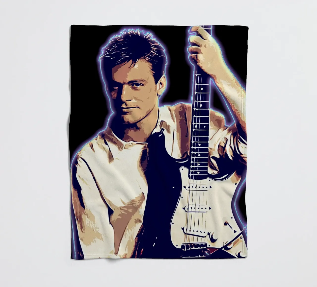 Arte di Bryan Adams coperta in pile da neonartroom