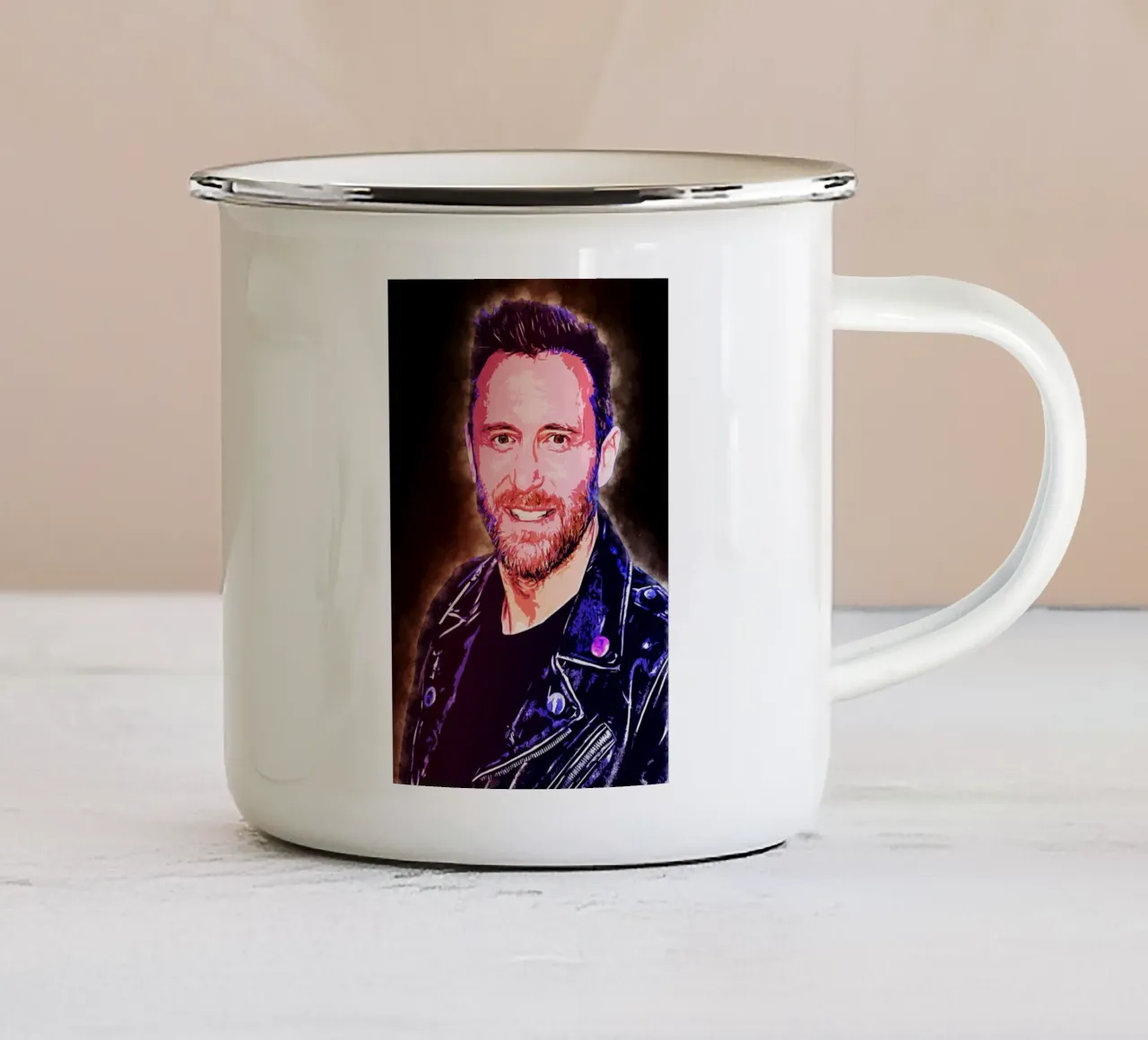 Arte di Guetta tazza in smalto da neonartroom