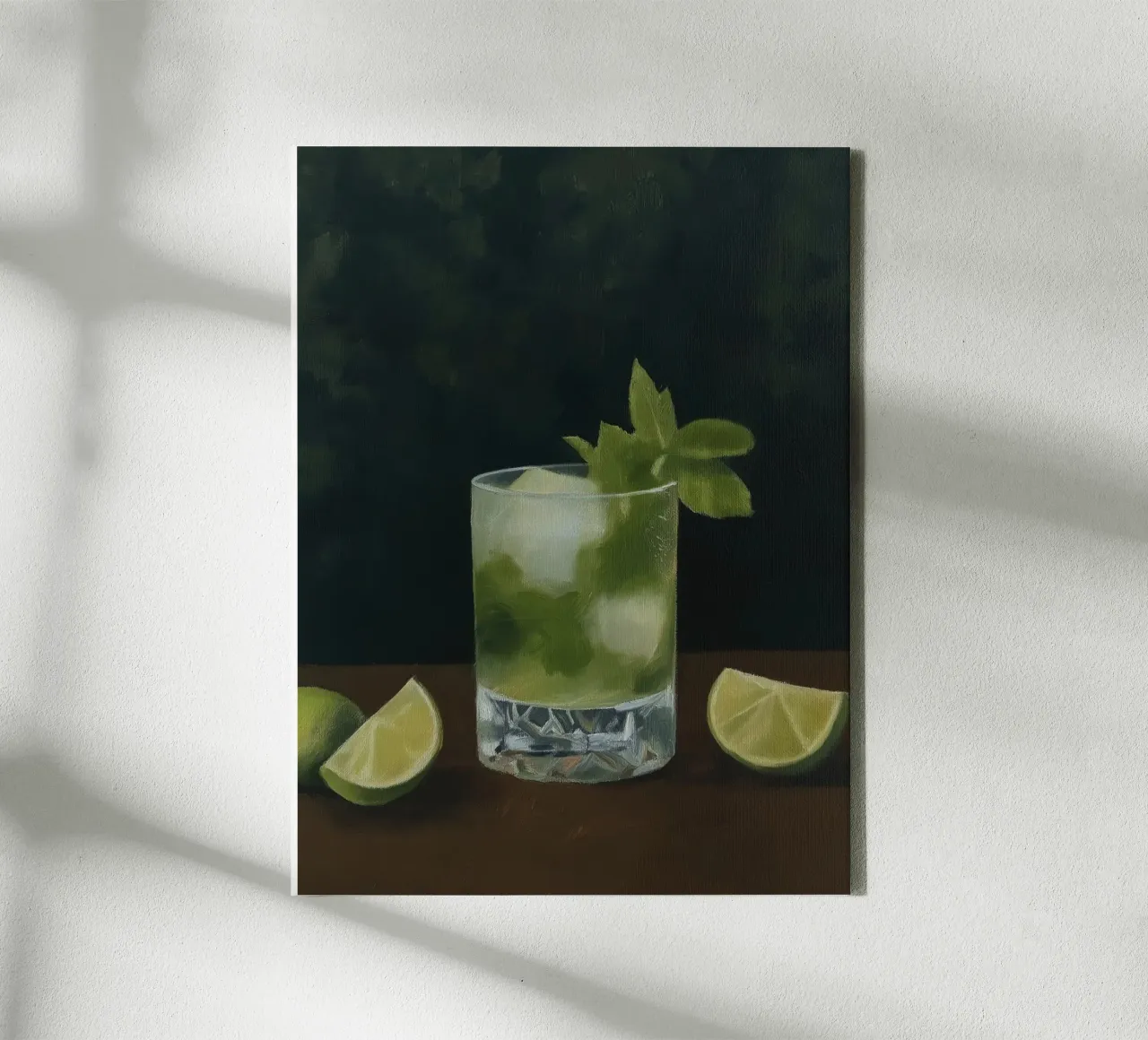 Mojito di mezzanotte tela con Cornice a cassetta da Art Center