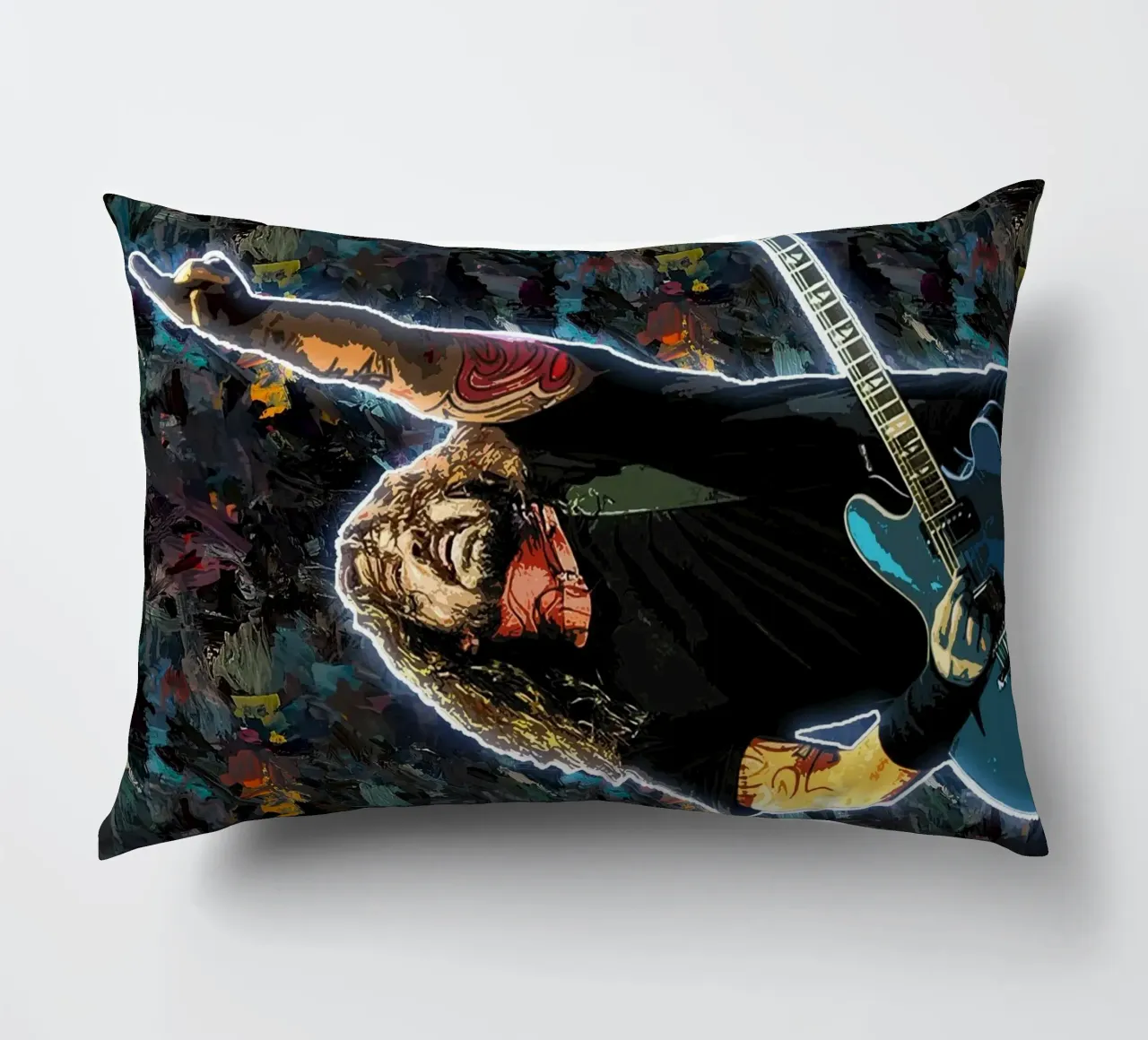 Dave Ghrol Tempi come questi cuscino da neonartroom