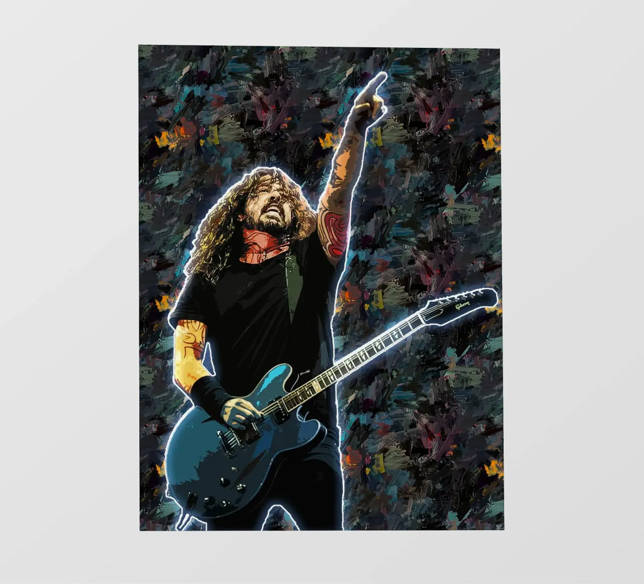 Dave Ghrol Tempi come questi telo in pvc da neonartroom