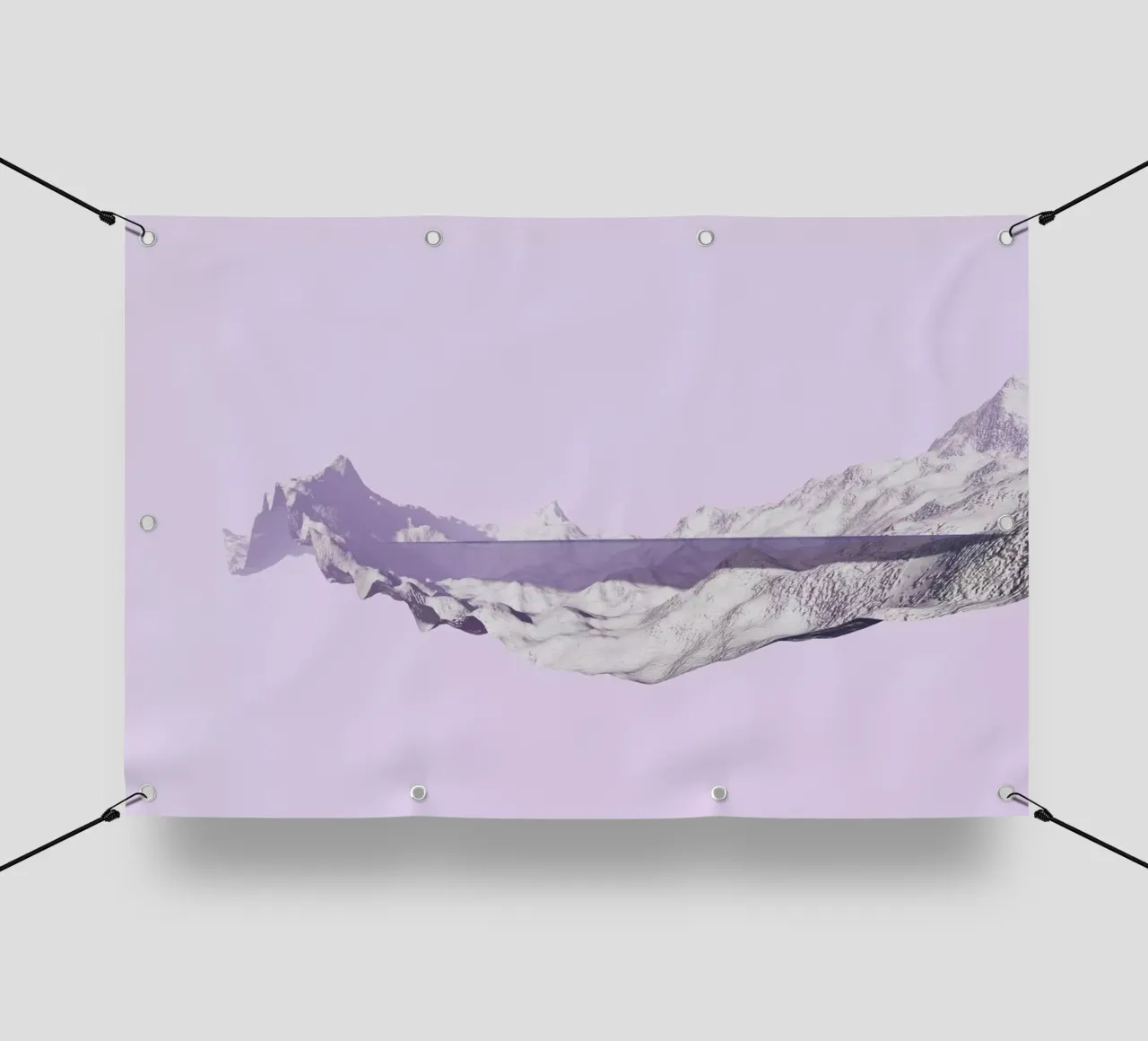 Mountains 2 pvc-zeil van Julian Wolkenstein