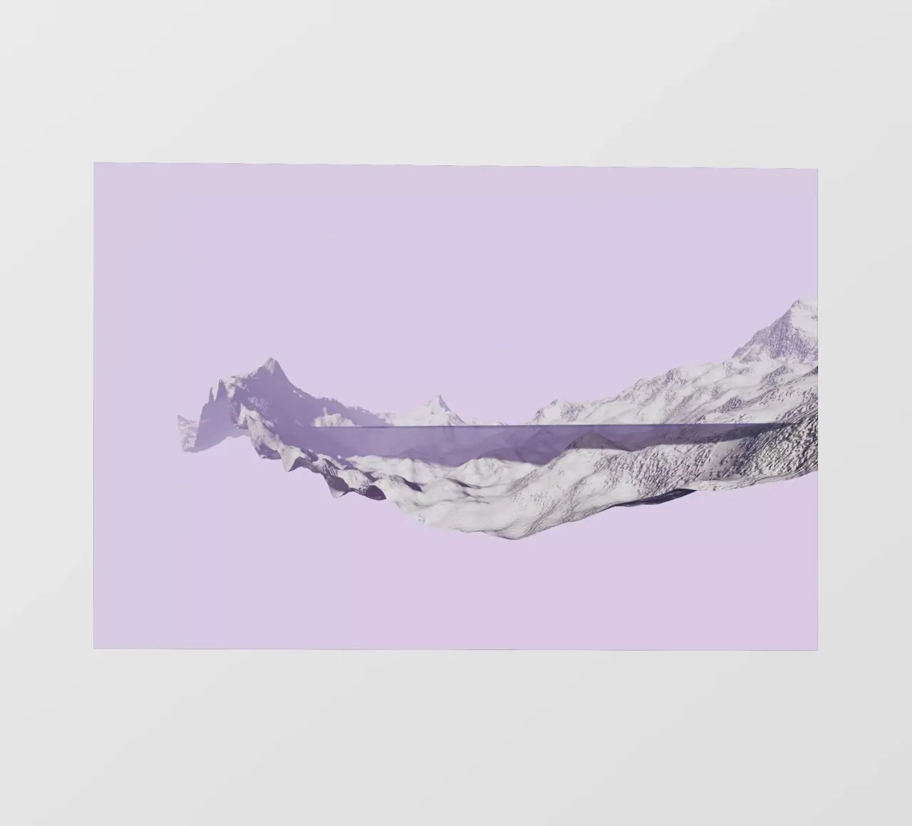 Mountains 2 pvc-zeil van Julian Wolkenstein