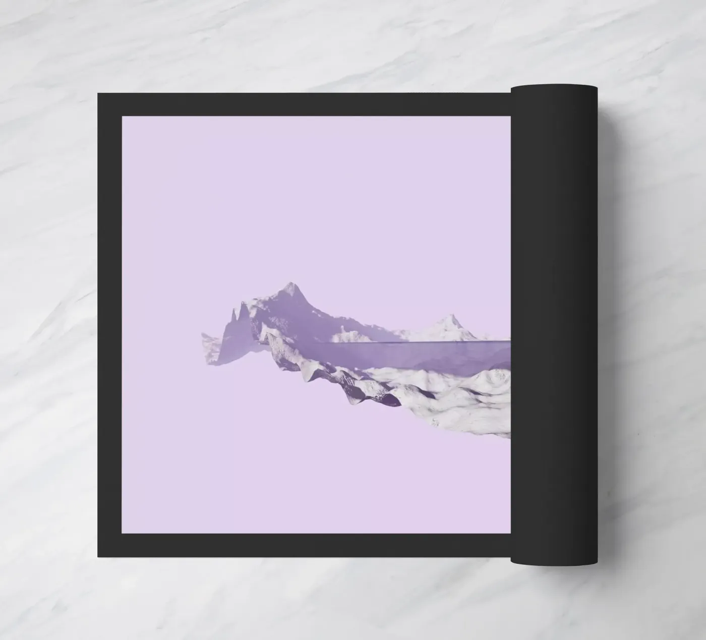 Mountains 2 deurmat van Julian Wolkenstein