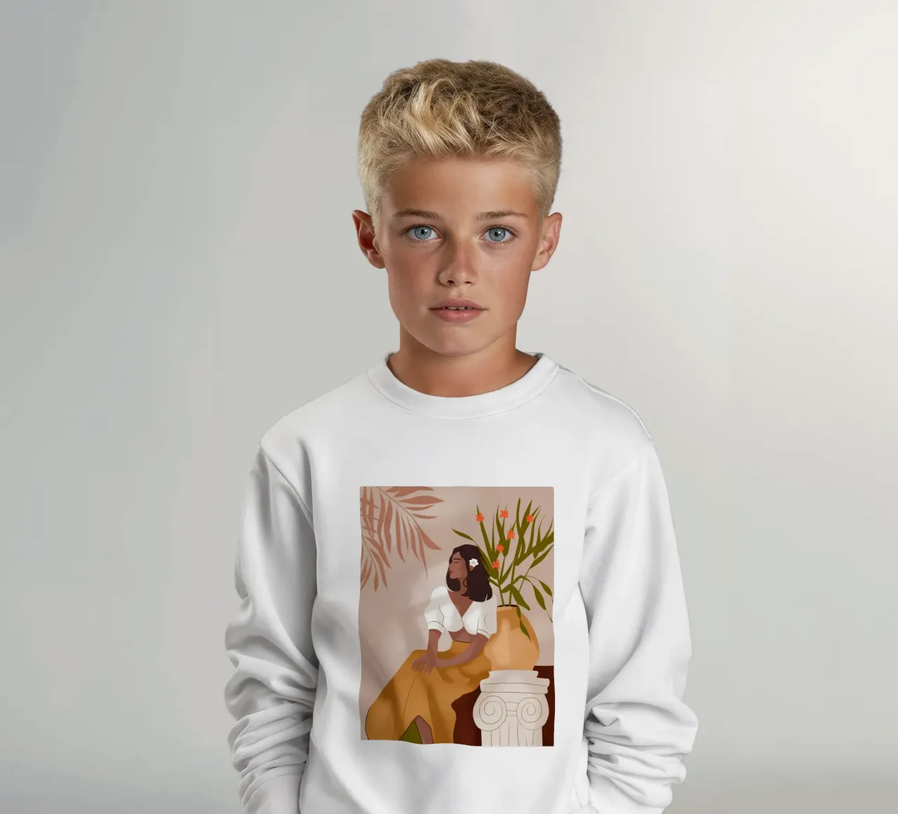 Graceful Poise kids sweatshirt by Artie Shifa