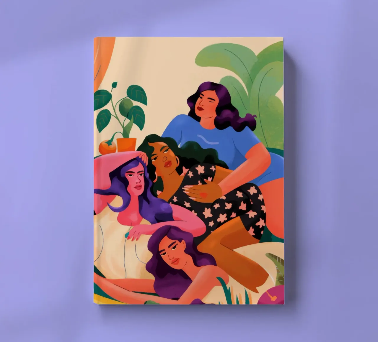 Togetherness Fuzzy notebook by Artie Shifa