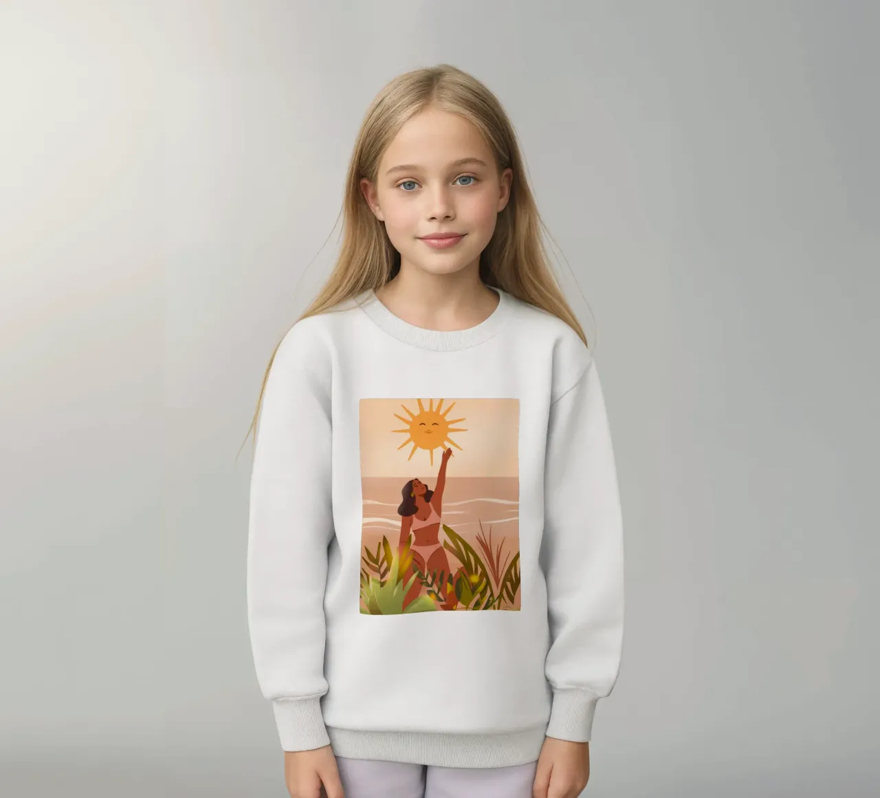 Gioia baciata dal sole felpa bambino da Artie Shifa