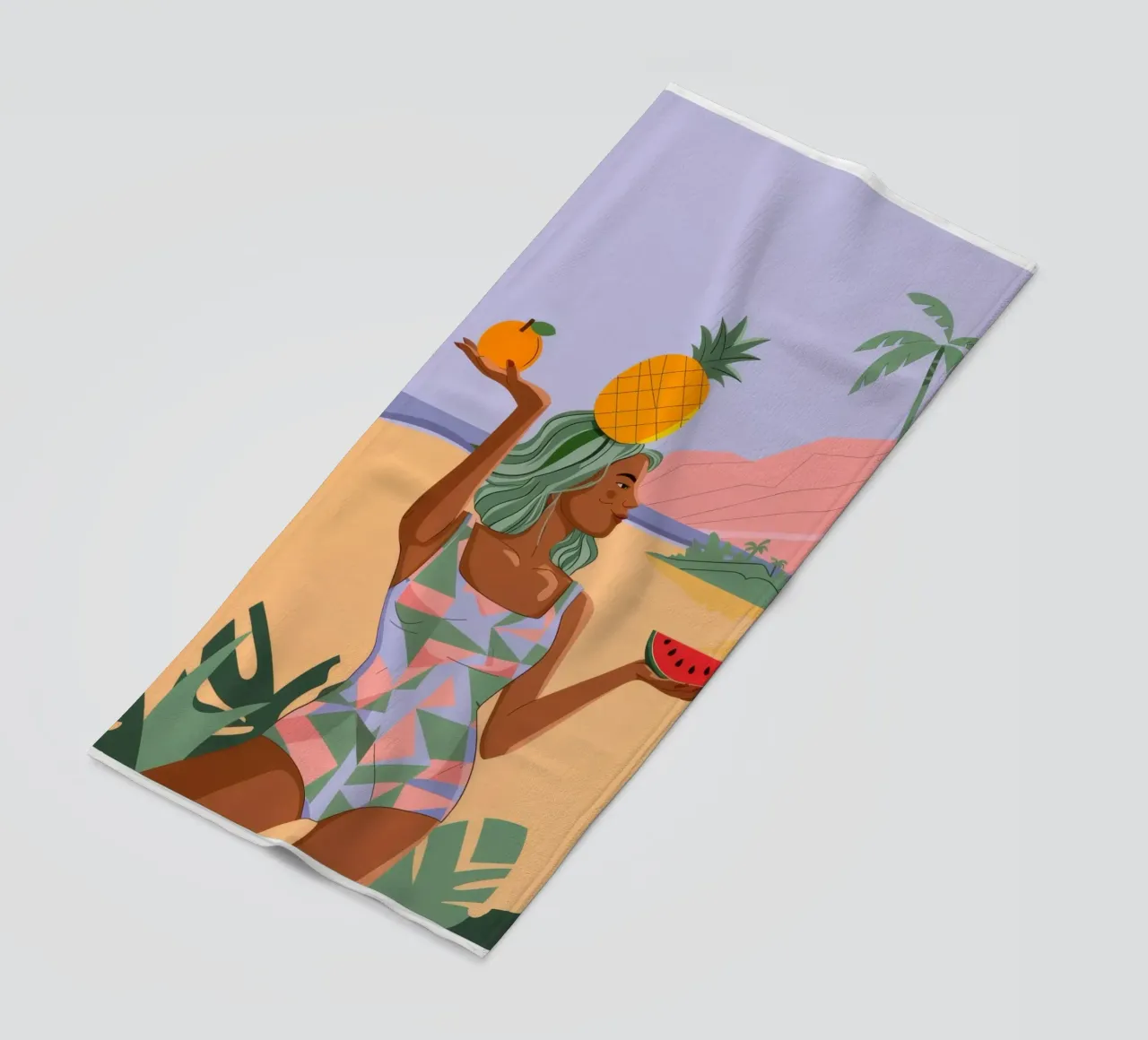 Capriccio tropicale telo mare da Artie Shifa