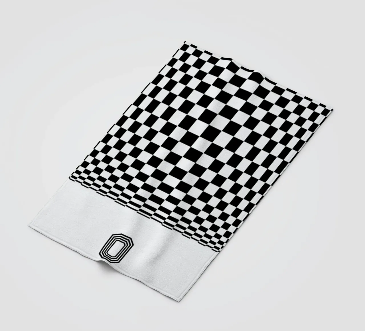 O - Op Art manta de franela de The True Type