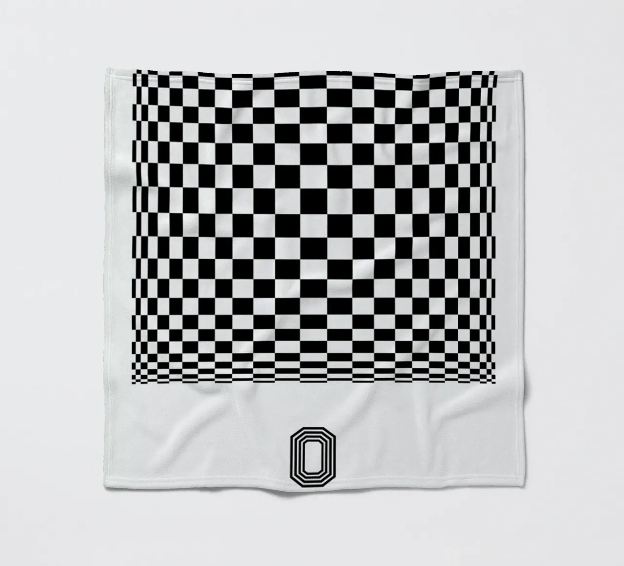 O - Op Art manta de franela de The True Type