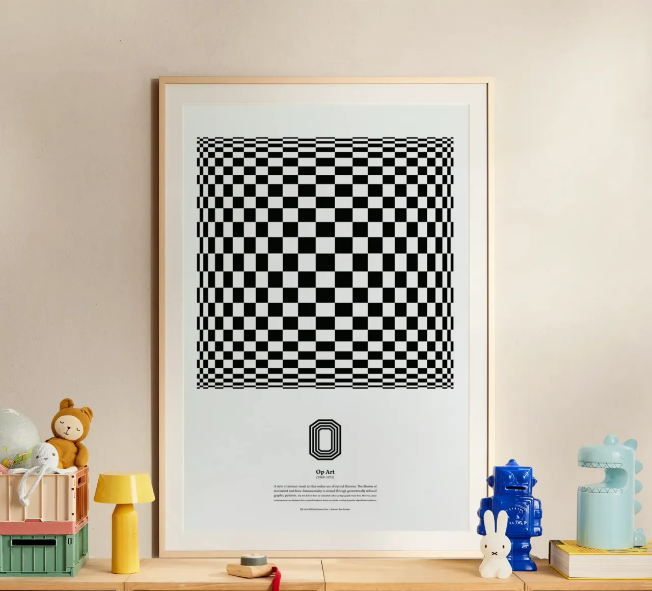 O - Op Art poster da The True Type