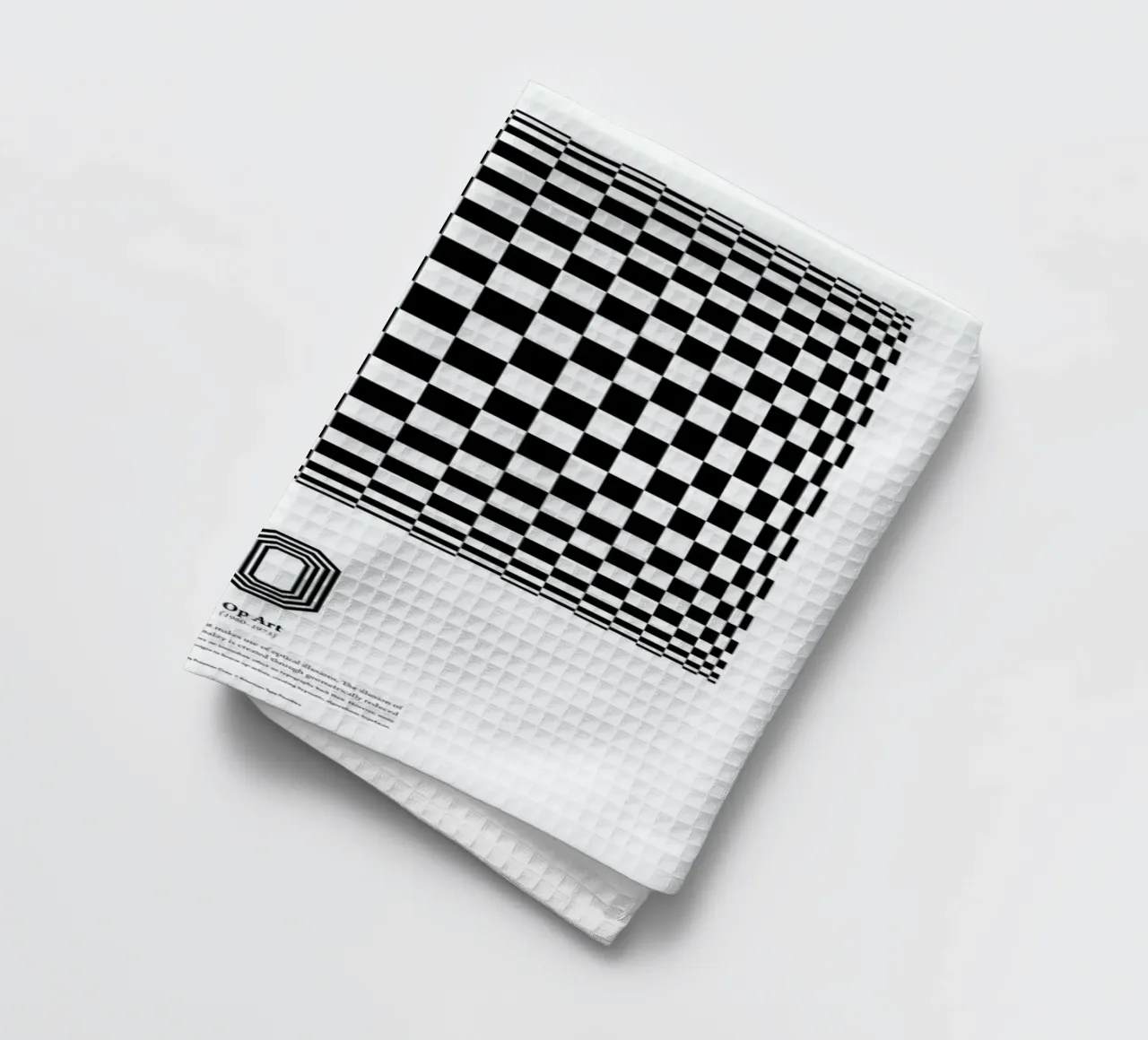 O - Op Art canovaccio da cucina da The True Type