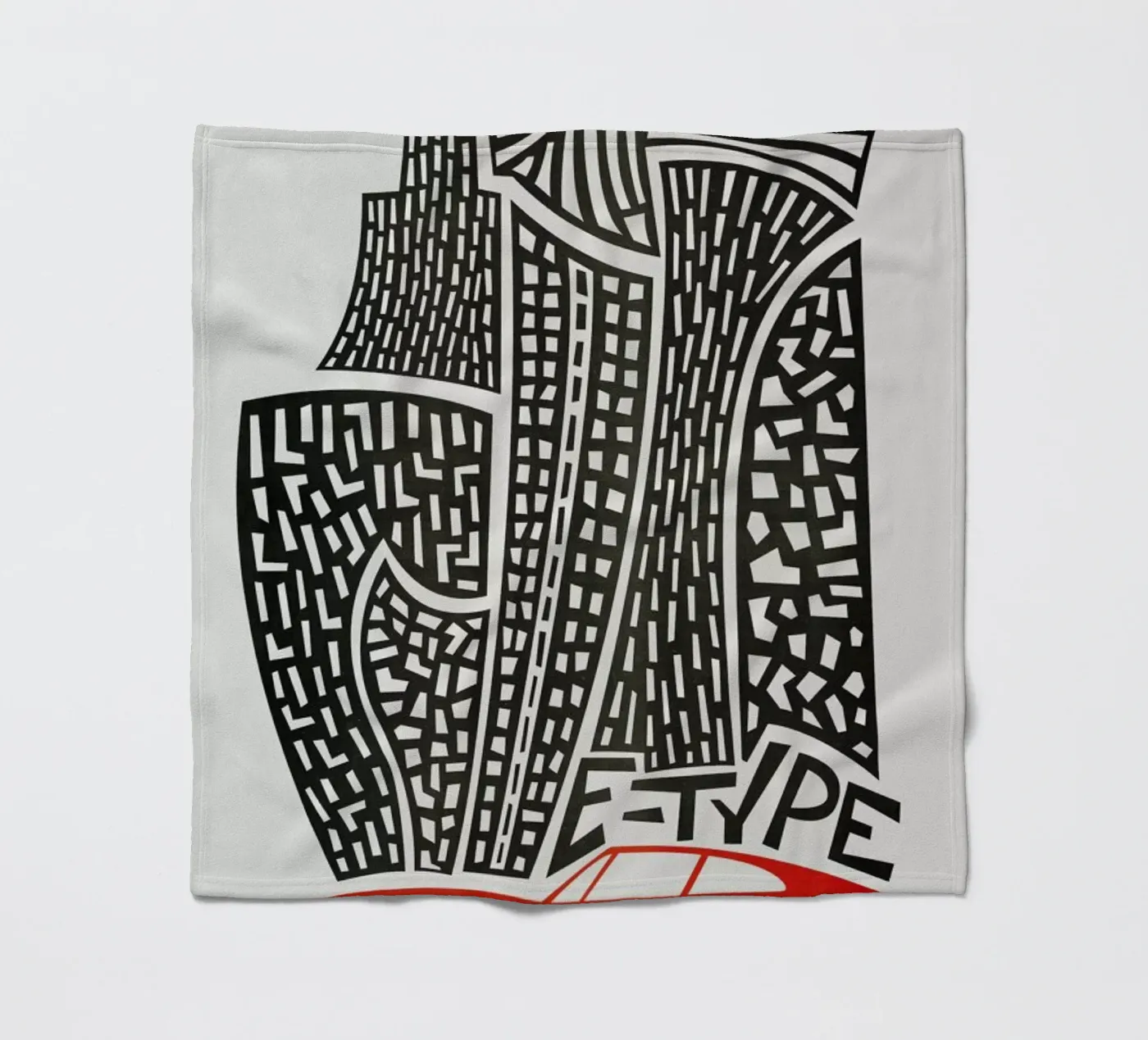 E Type fleece blanket by Fox & Velvet