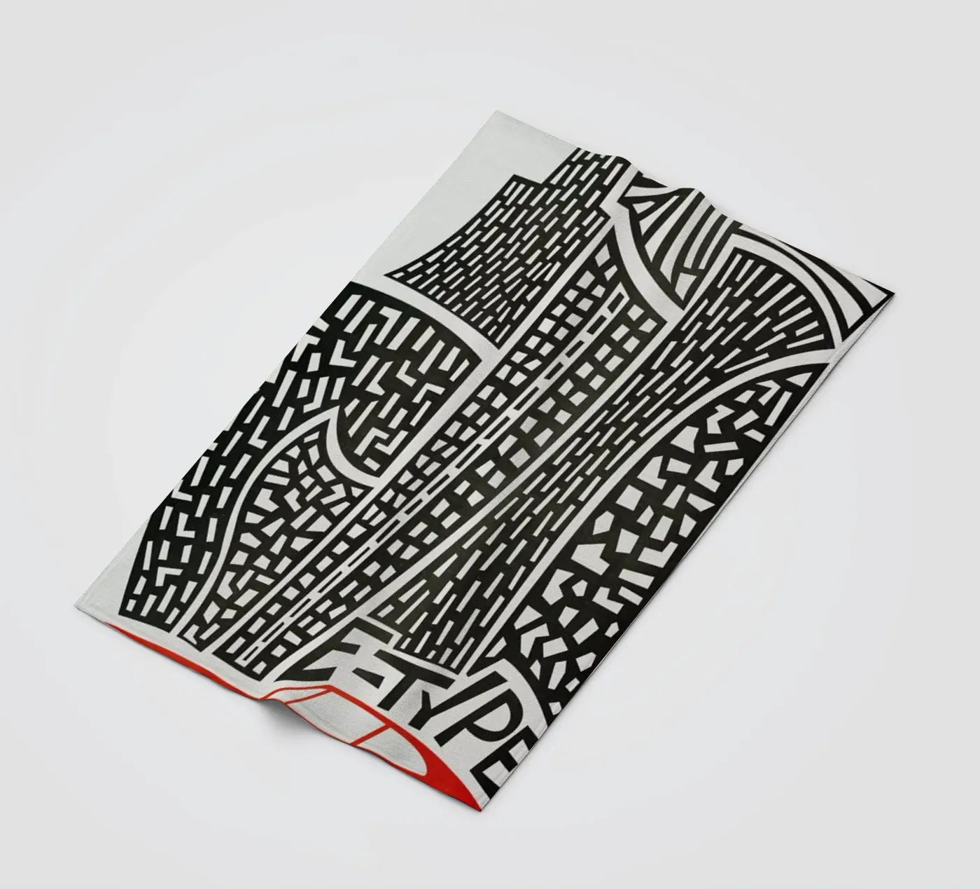 E Type fleece blanket by Fox & Velvet