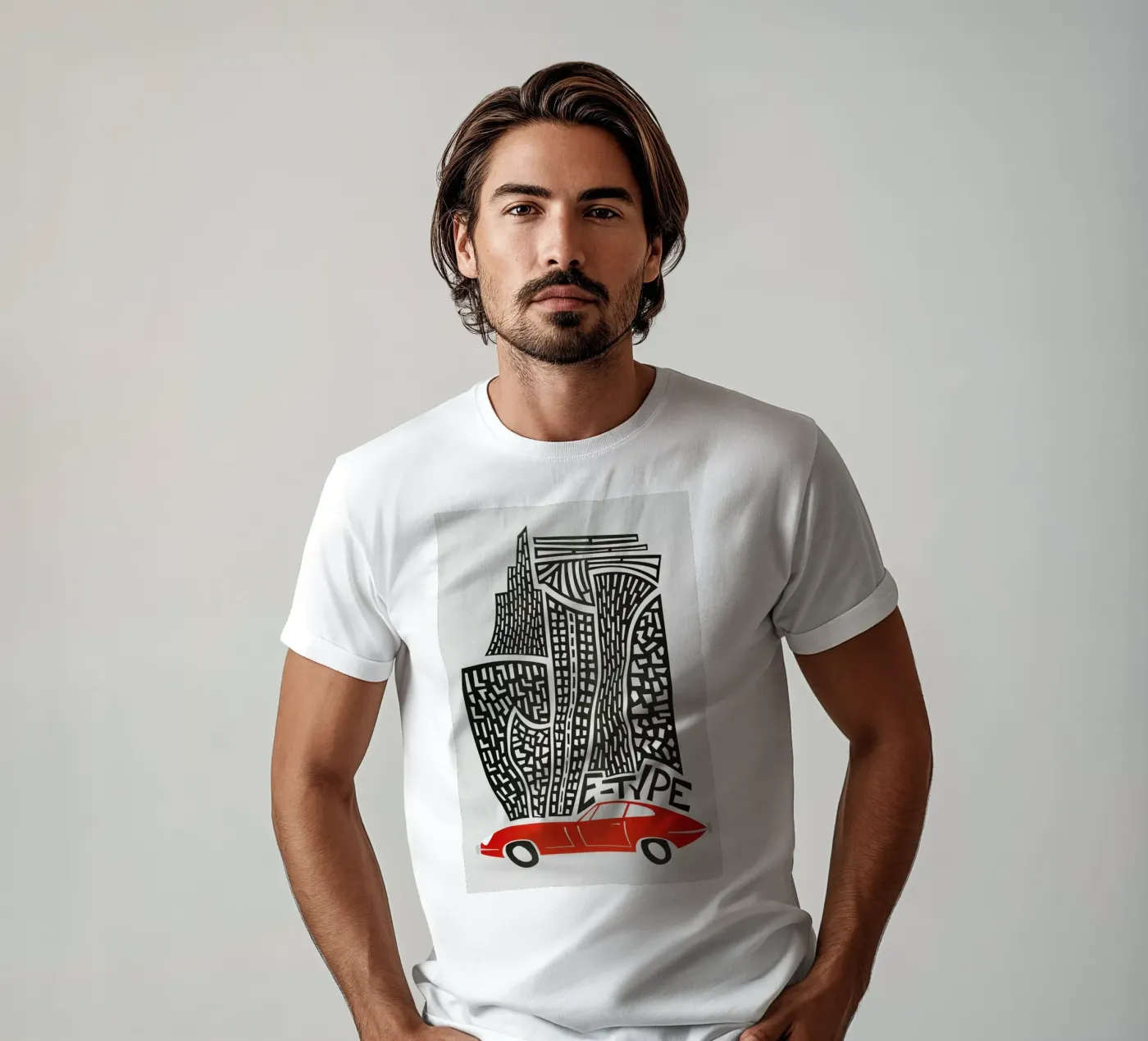 E Type t-shirt da Fox & Velvet
