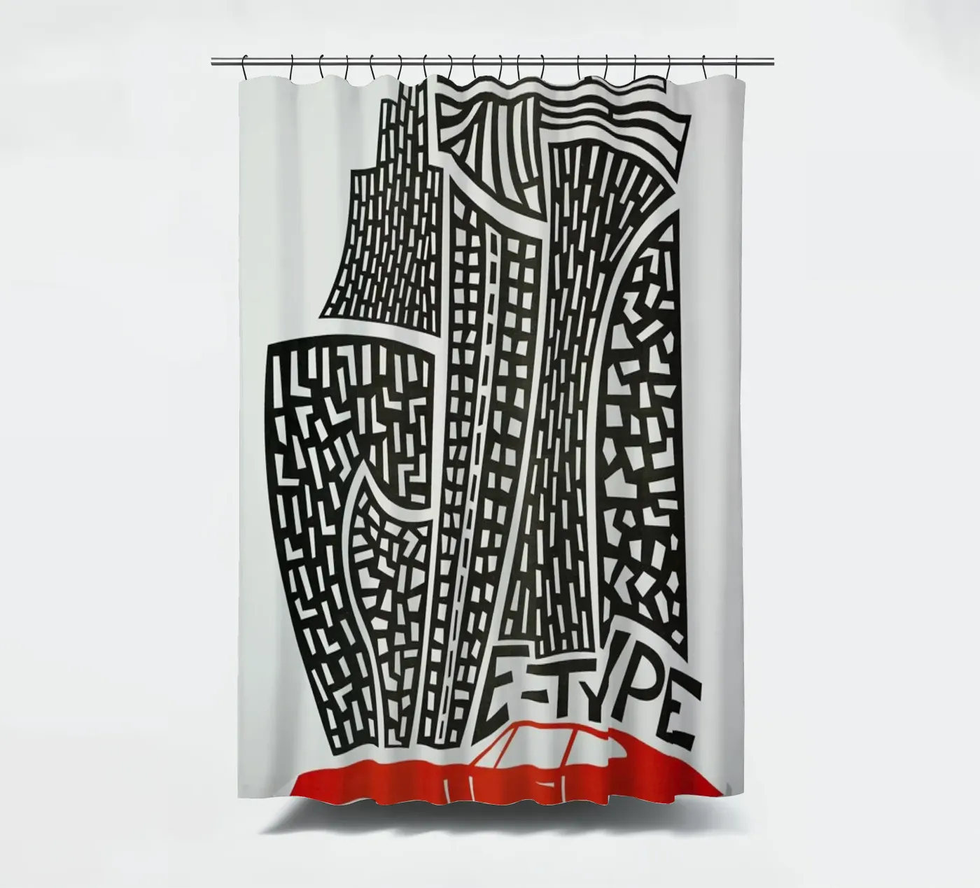 E Type douchegordijn van Fox & Velvet