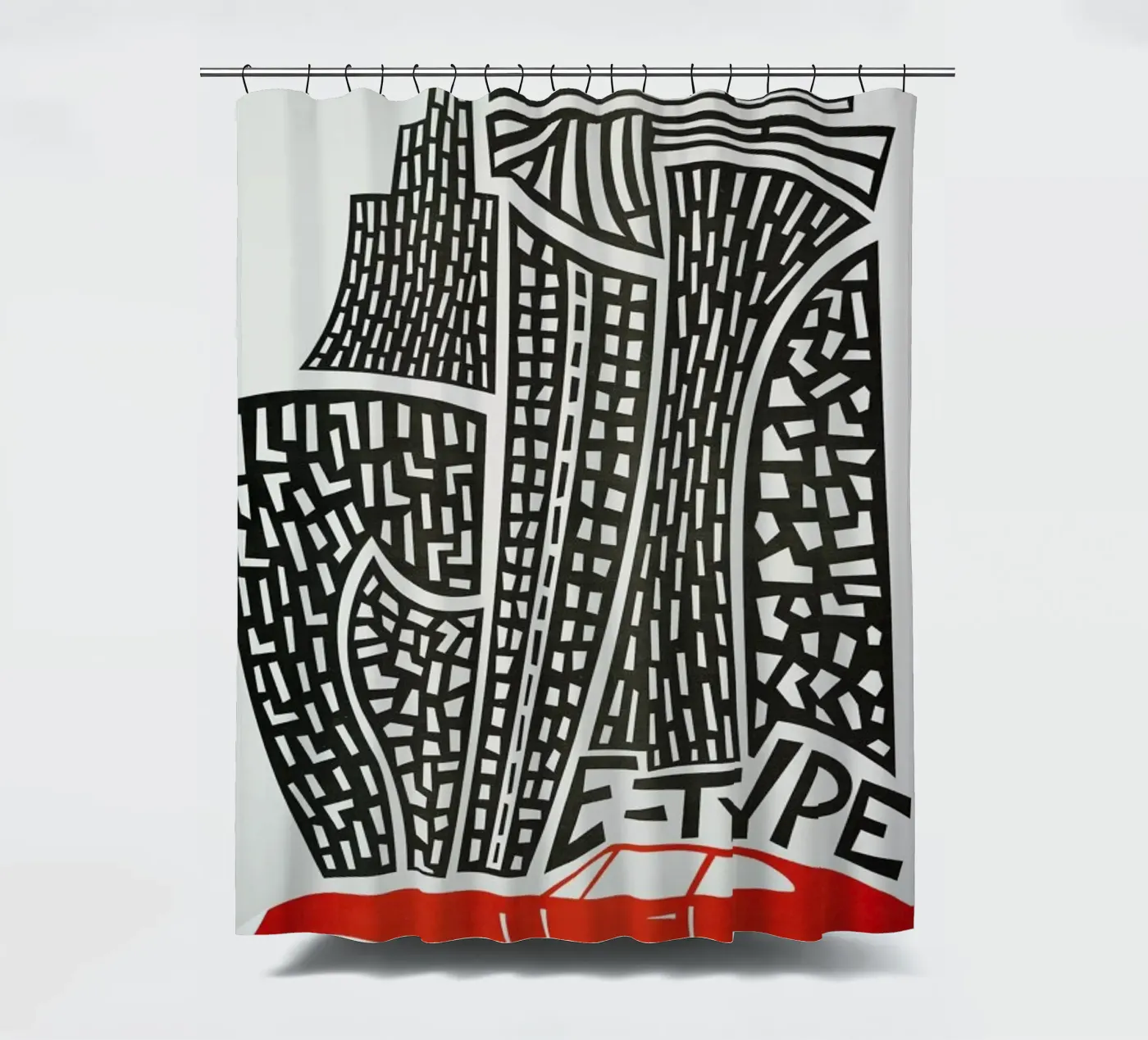 E Type douchegordijn van Fox & Velvet