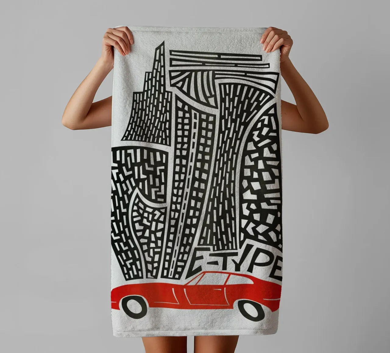 E Type badhanddoek van Fox & Velvet