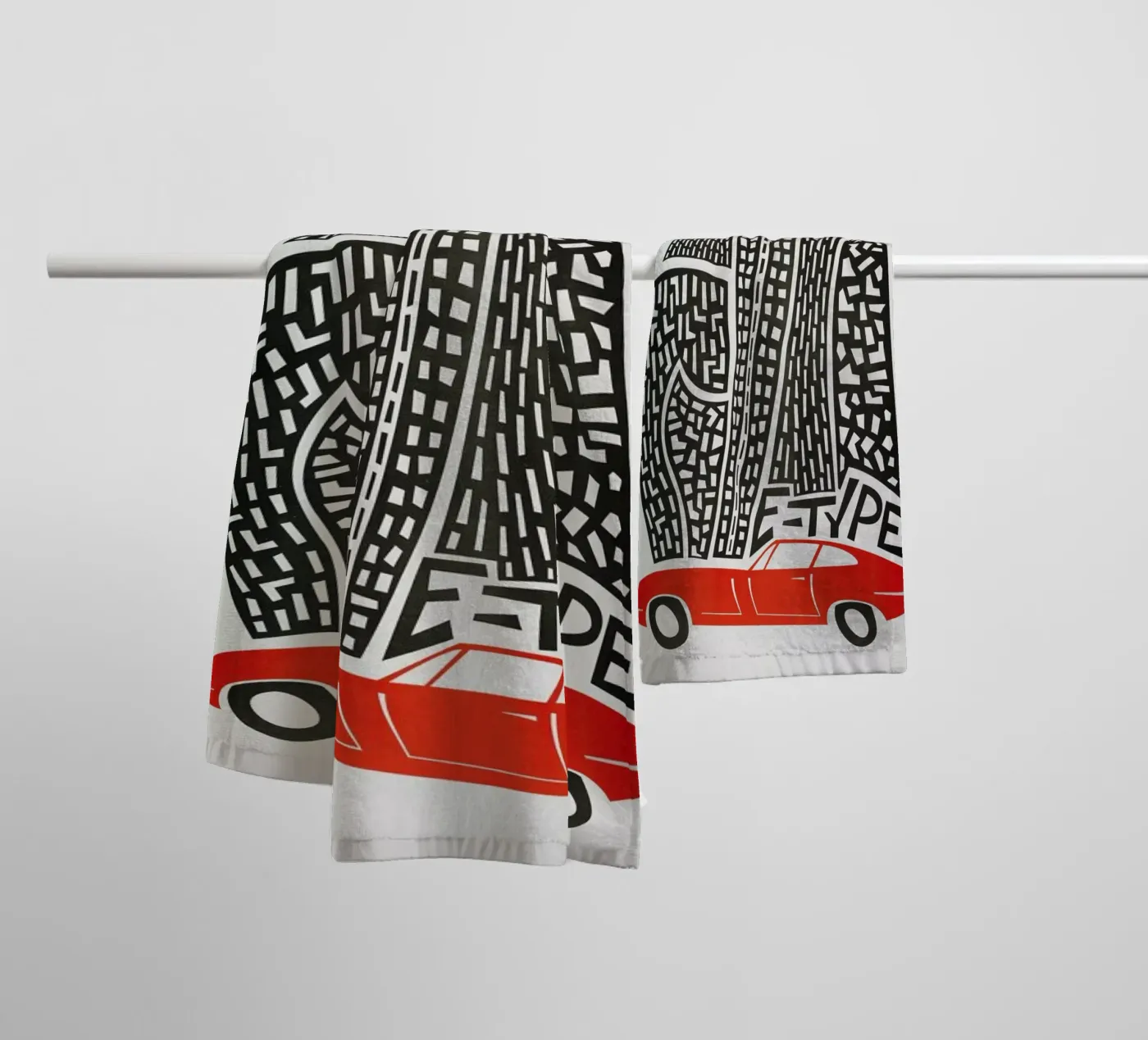 E Type asciugamano da bagno da Fox & Velvet