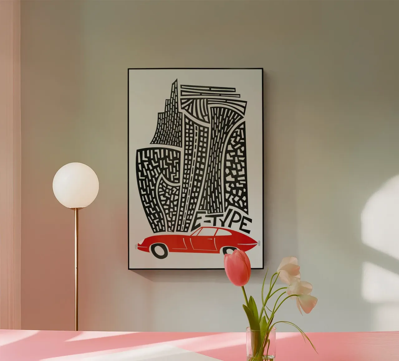 E Type plexiglass da Fox & Velvet