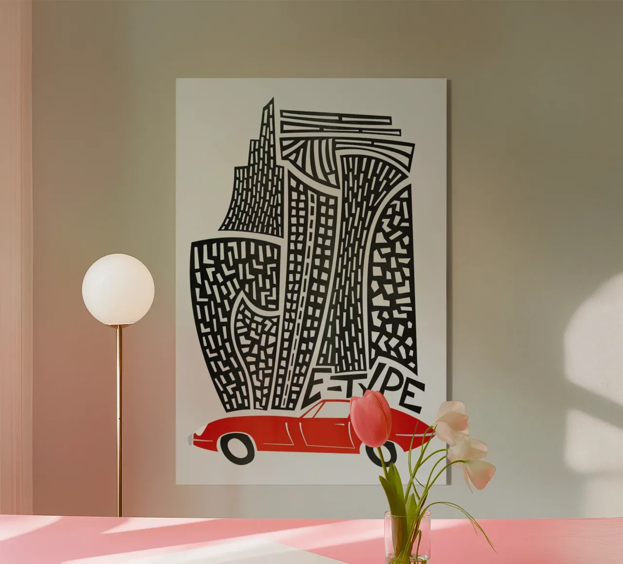 E Type plexiglass da Fox & Velvet