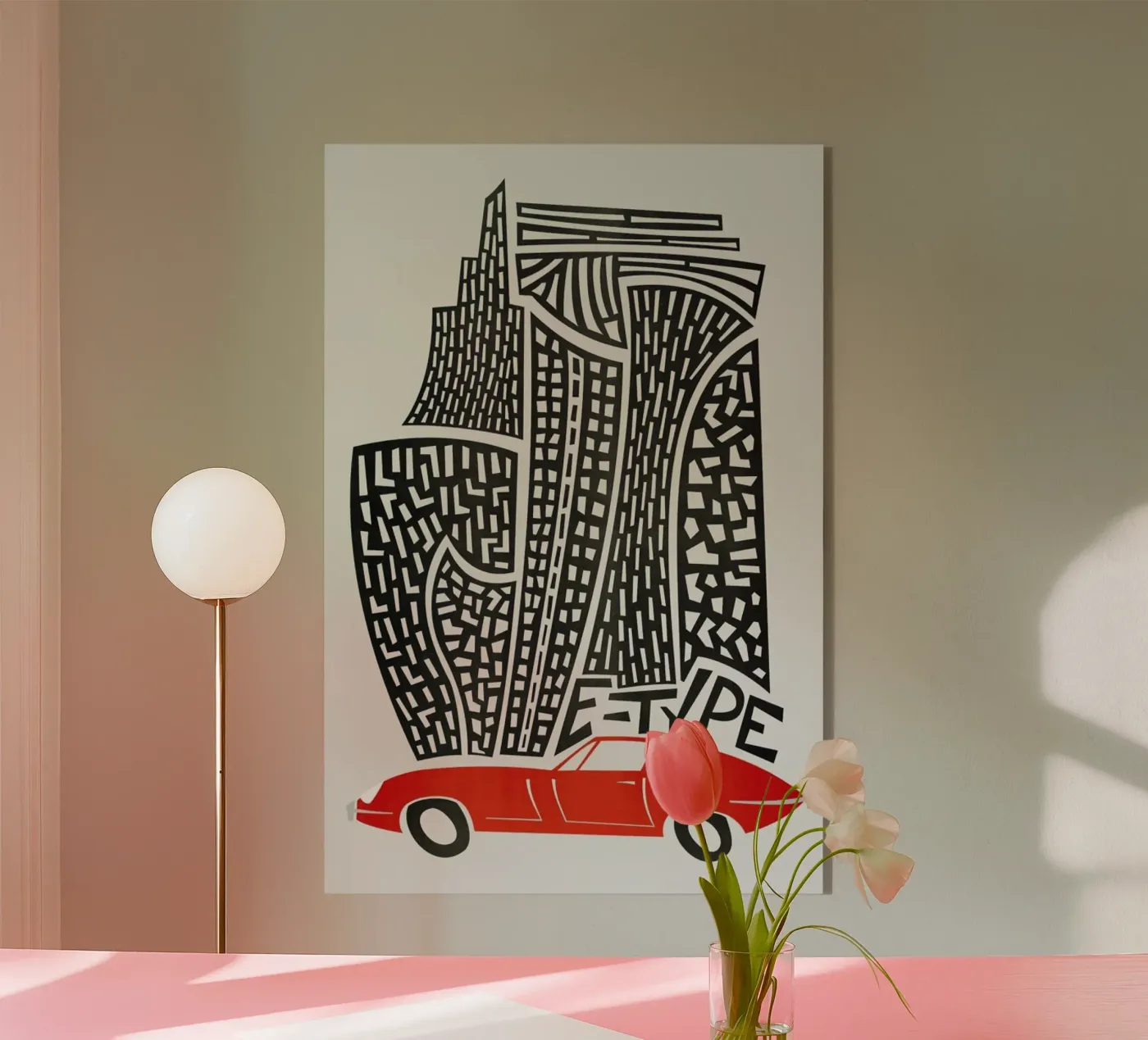 E Type plexiglas de Fox & Velvet