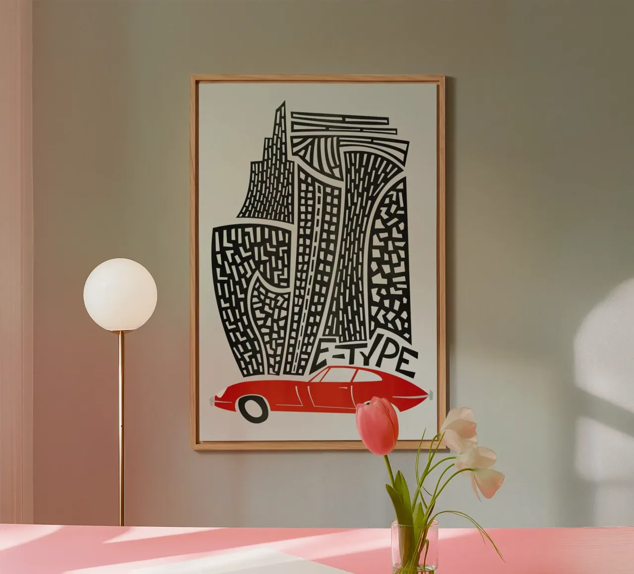 E Type alluminio dibond da Fox & Velvet