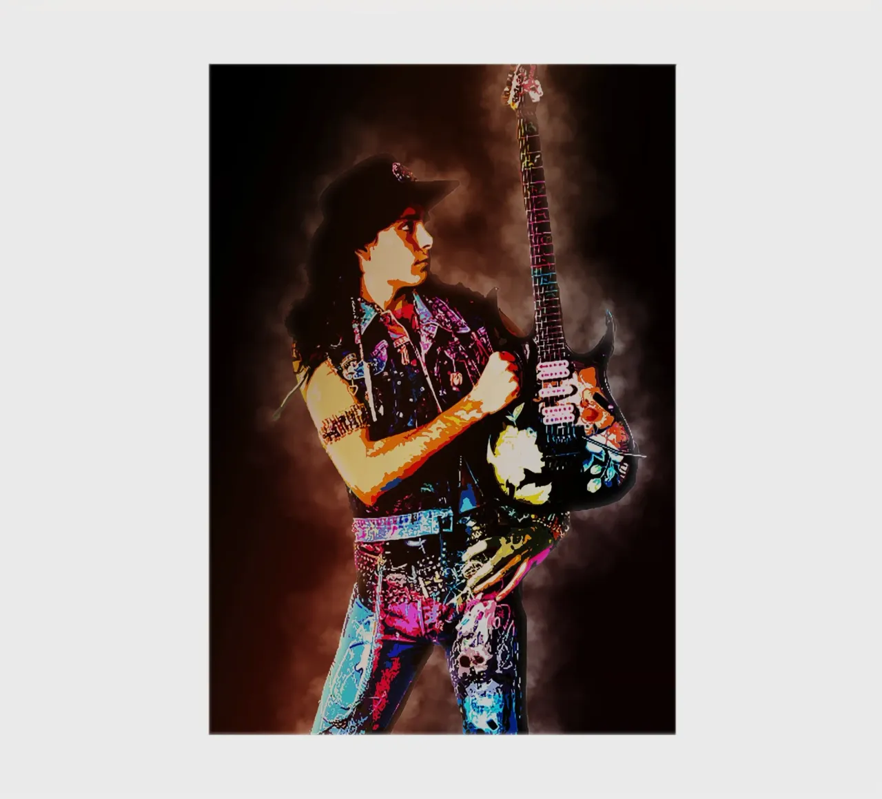 Art of Steve Vai notebook by neonartroom
