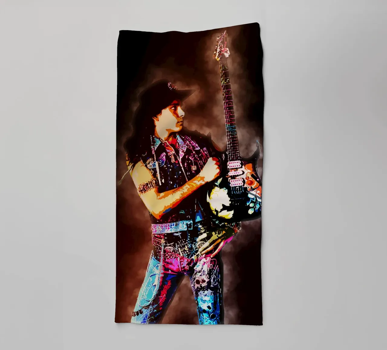 Art of Steve Vai towel by neonartroom