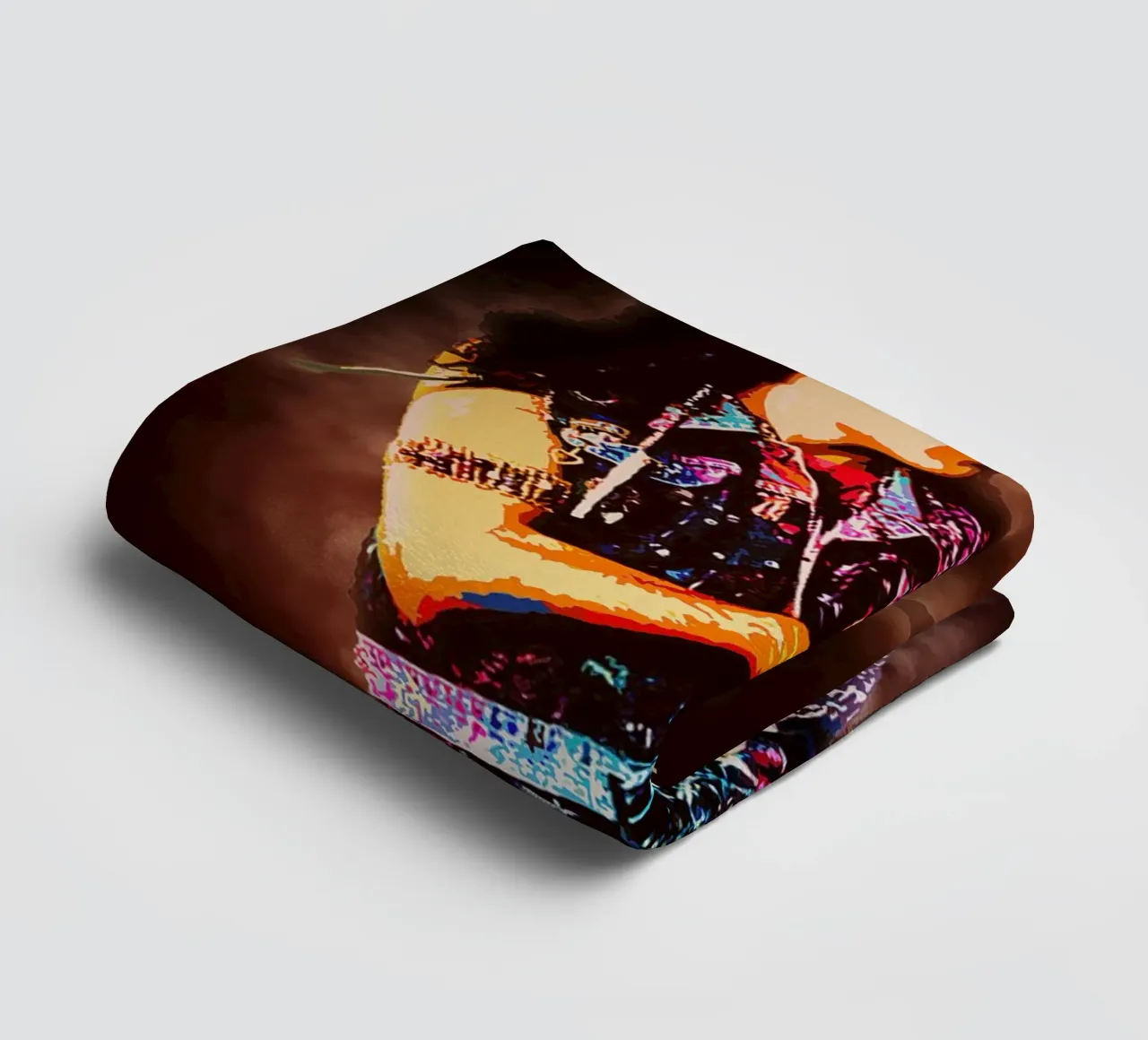 Art of Steve Vai towel by neonartroom