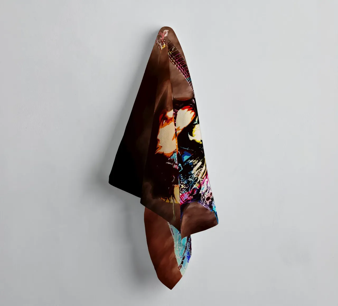 Art of Steve Vai towel by neonartroom