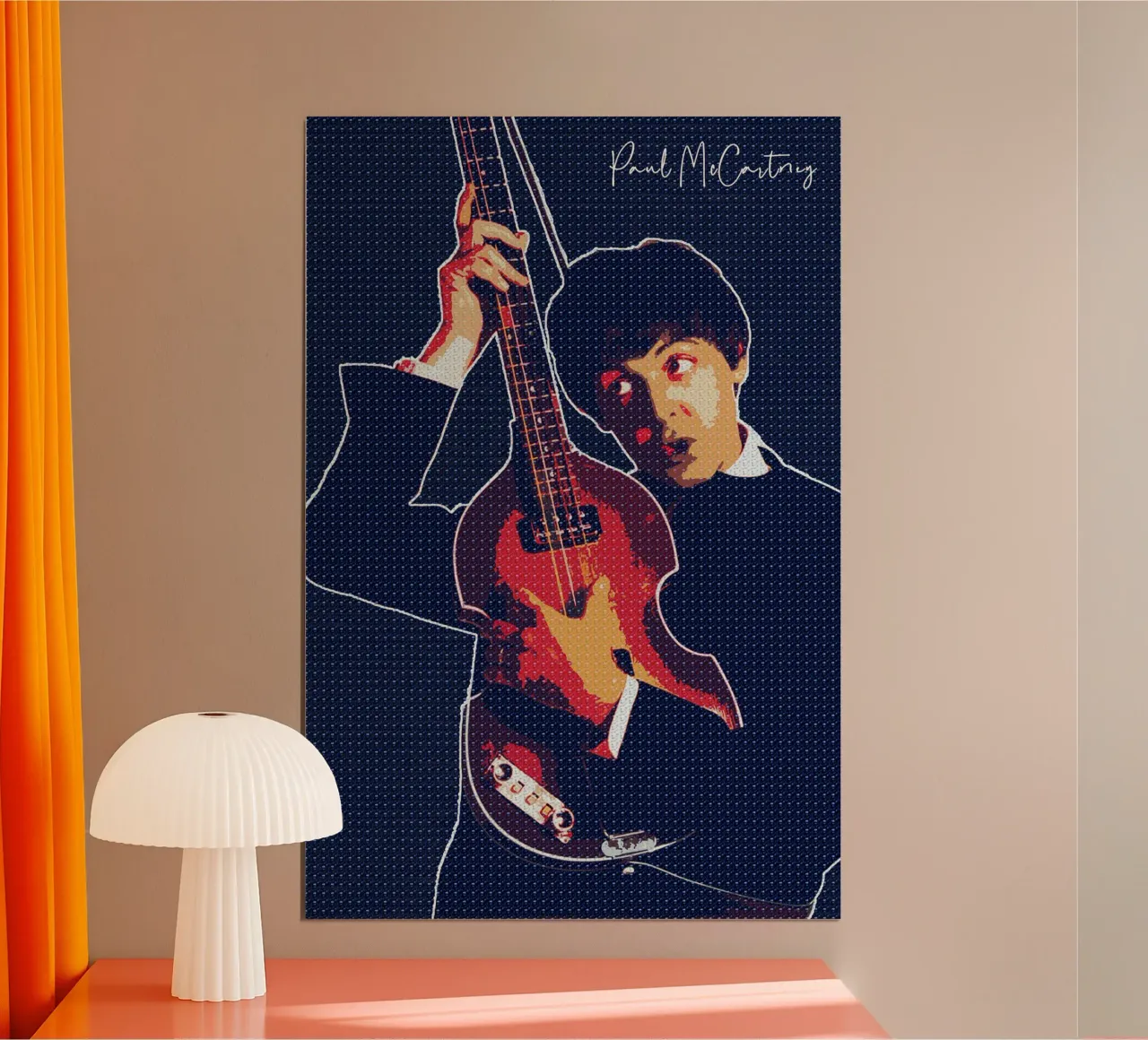 Arte di Paul McCartney poster da neonartroom