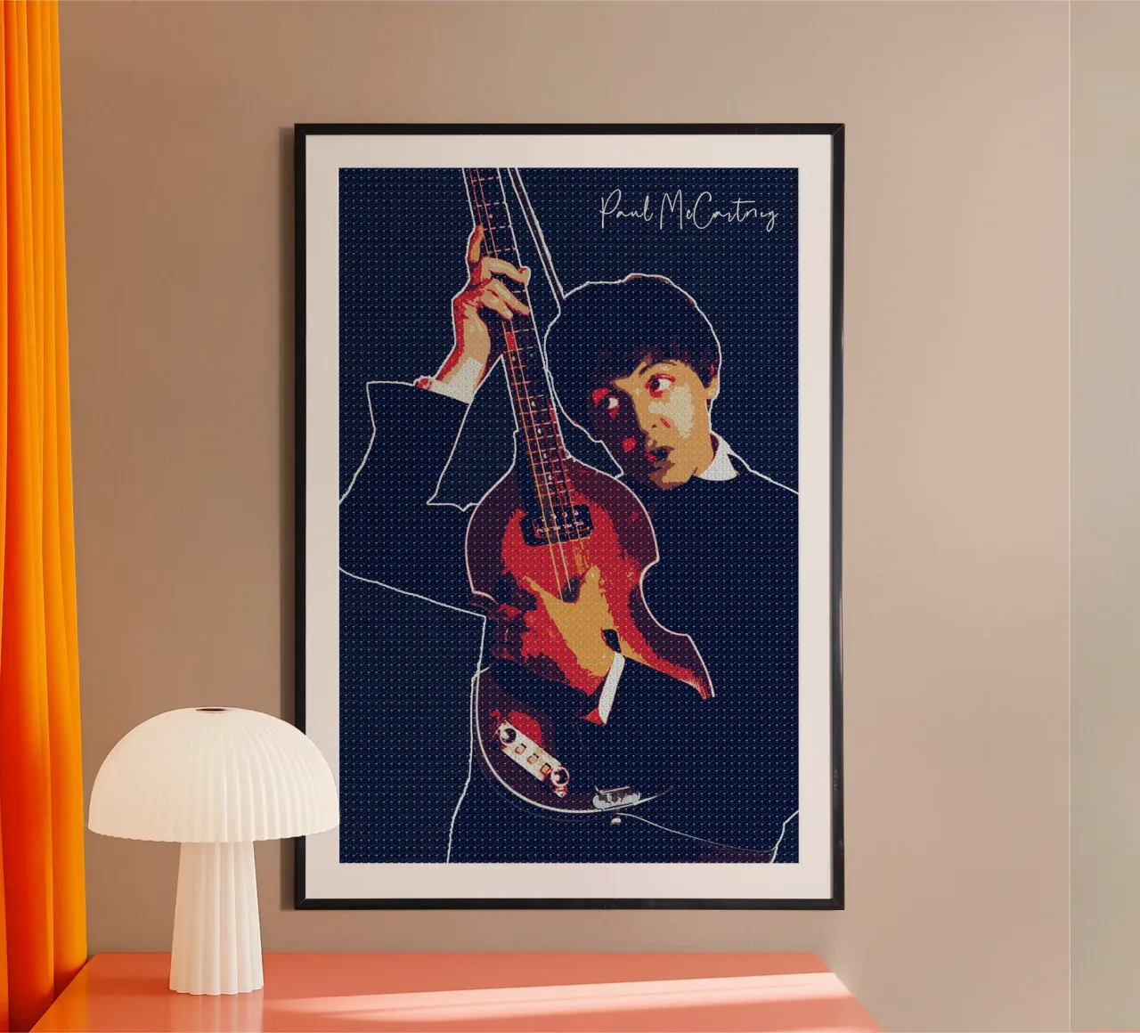 Arte di Paul McCartney poster da neonartroom