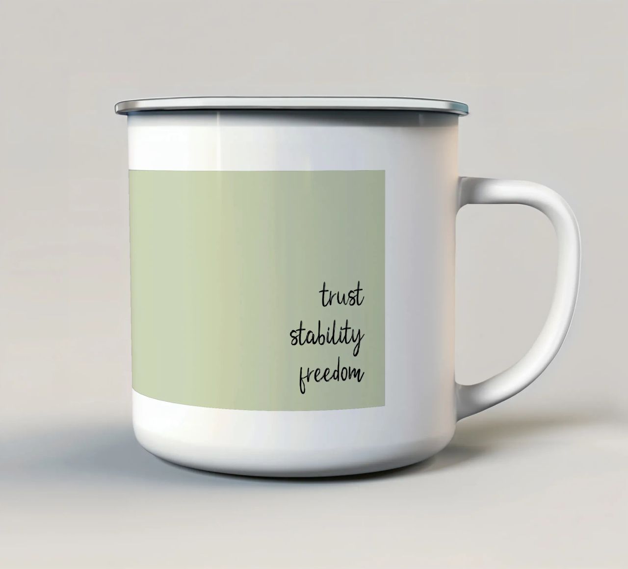 Harmony tazza in smalto da justanotherartside
