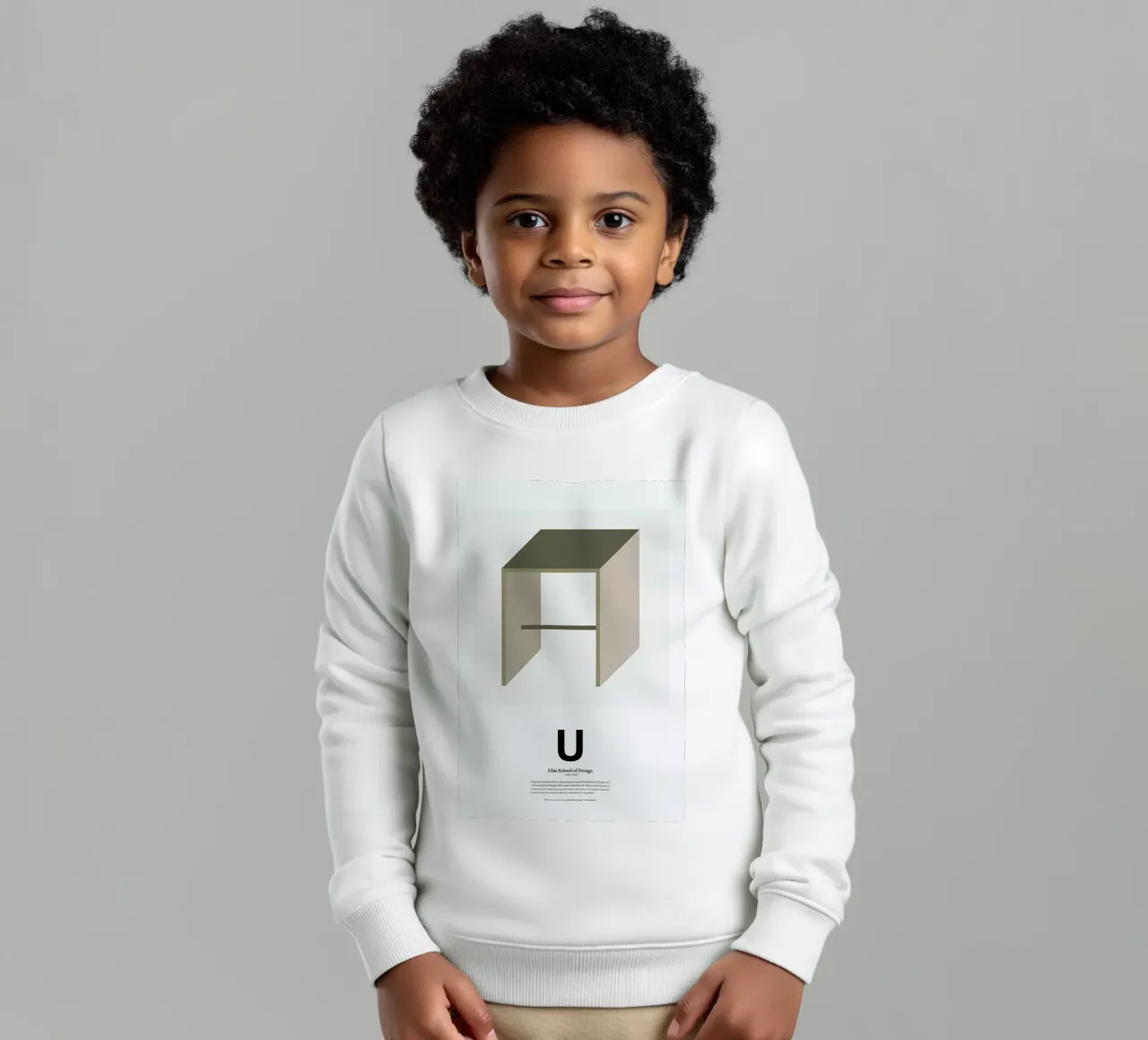 U - Ulm felpa bambino da The True Type