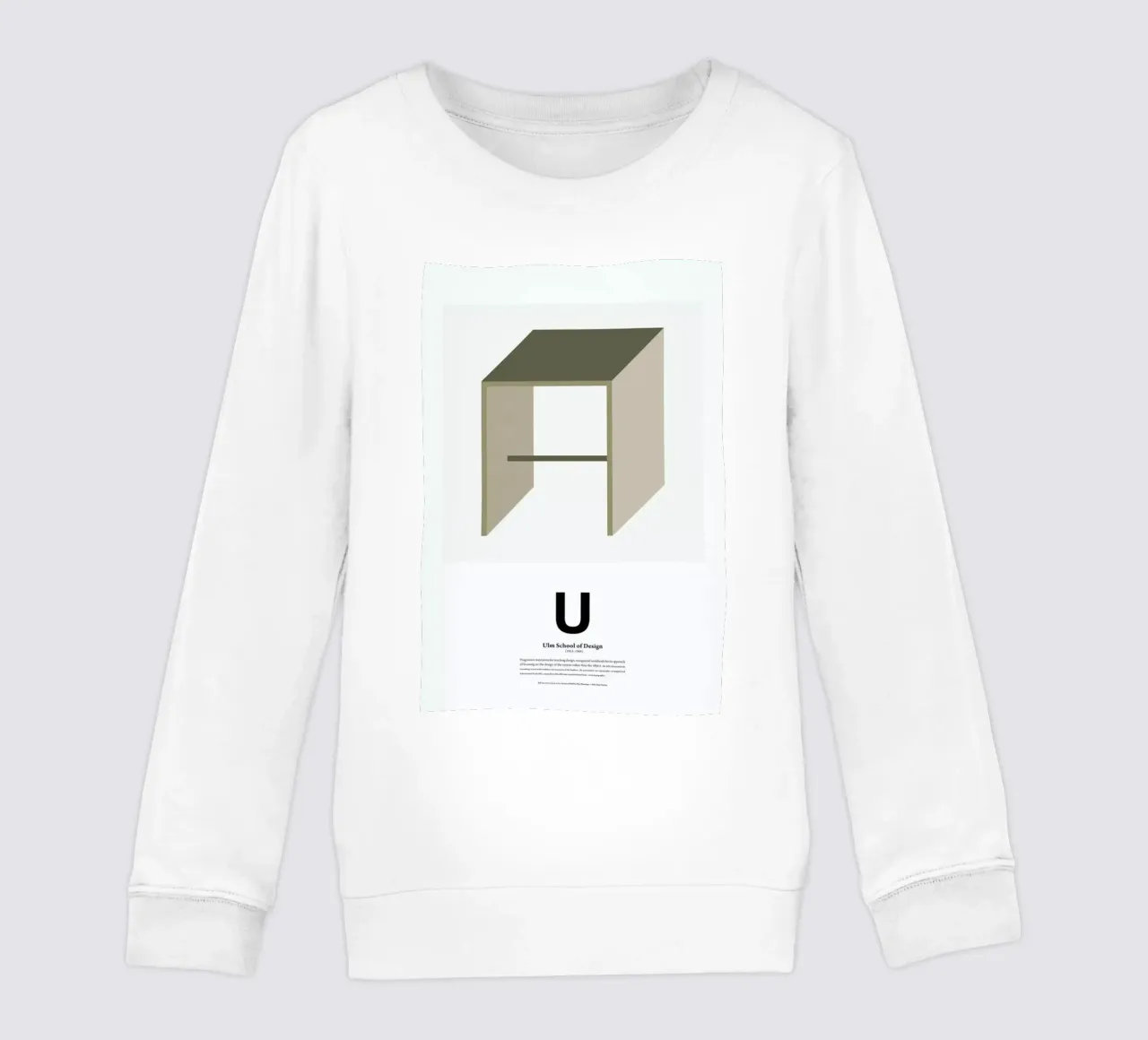 U - Ulm felpa bambino da The True Type