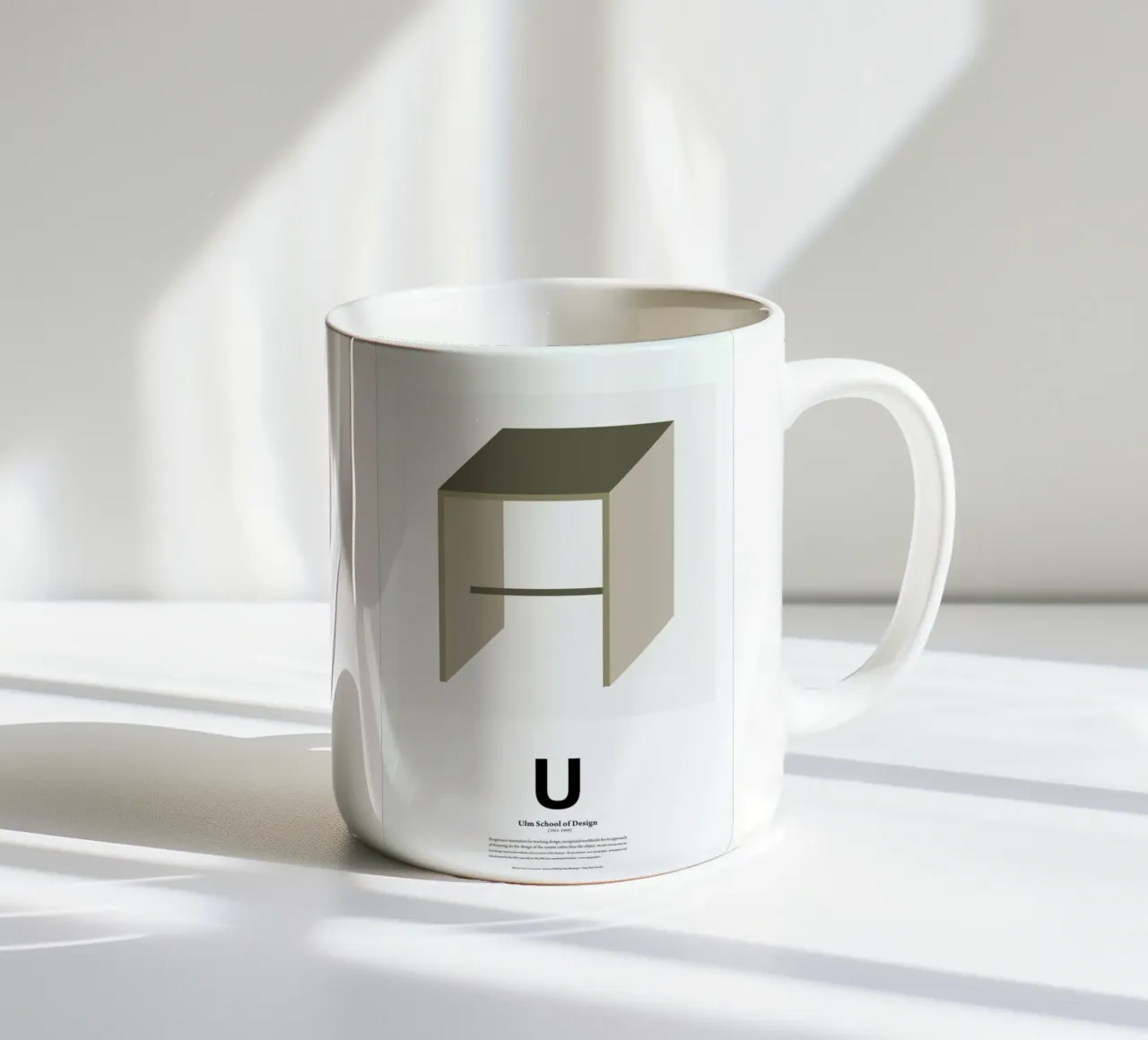 U - Ulm tazza in ceramica da The True Type