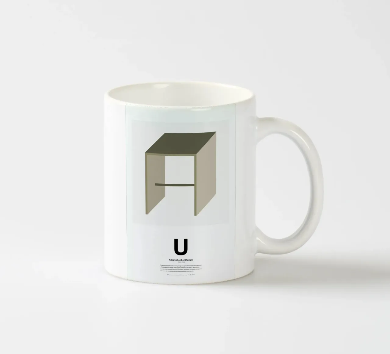 U - Ulm tazza in ceramica da The True Type