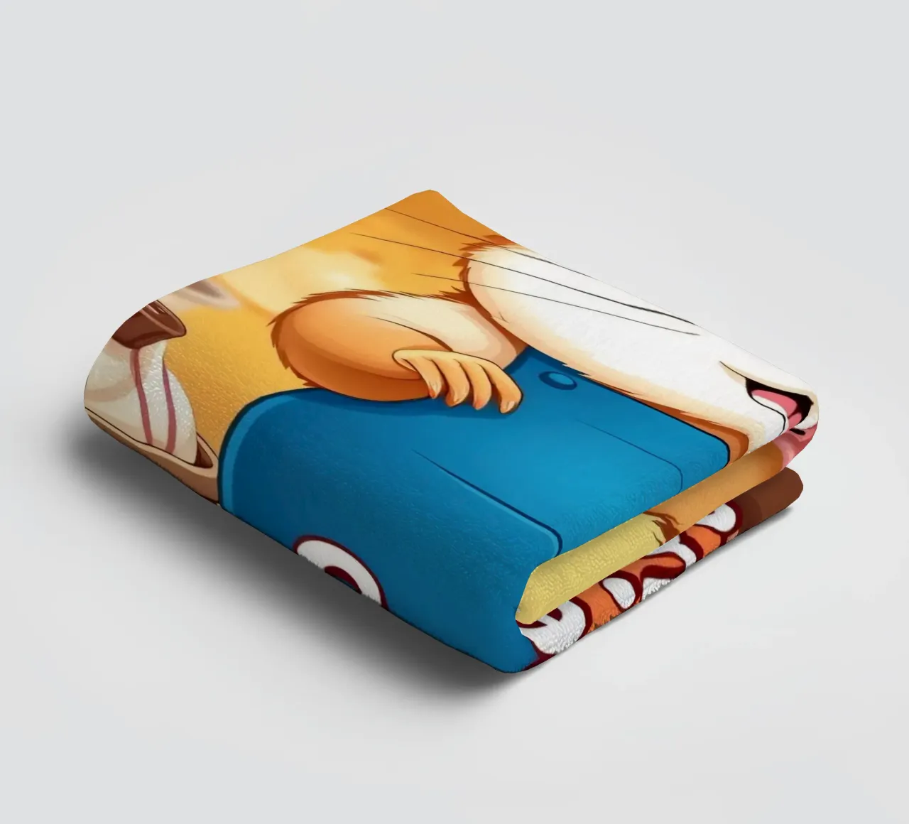 Un allegro criceto in grembiule prepara gioiosamente un dolce asciugamano da bagno da DesignDoodle