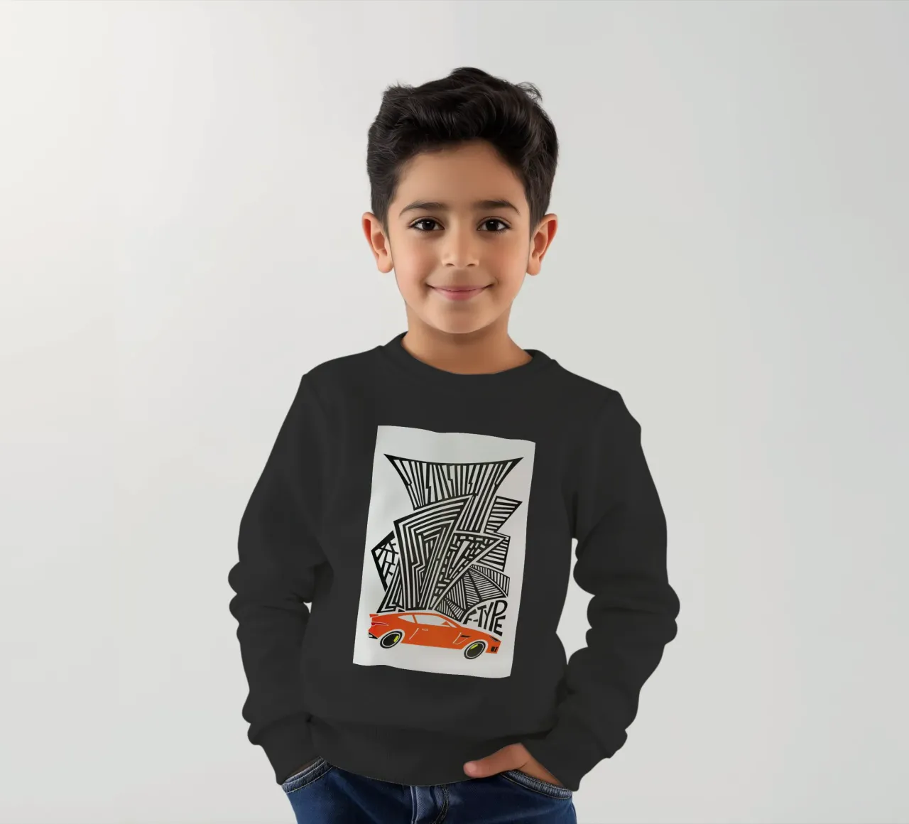 F Type felpa bambino da Fox & Velvet