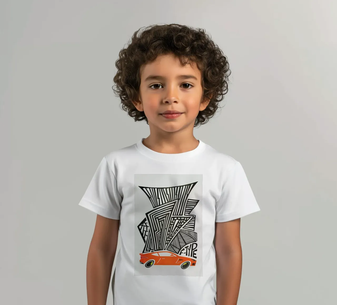 F Type kinder t-shirt van Fox & Velvet
