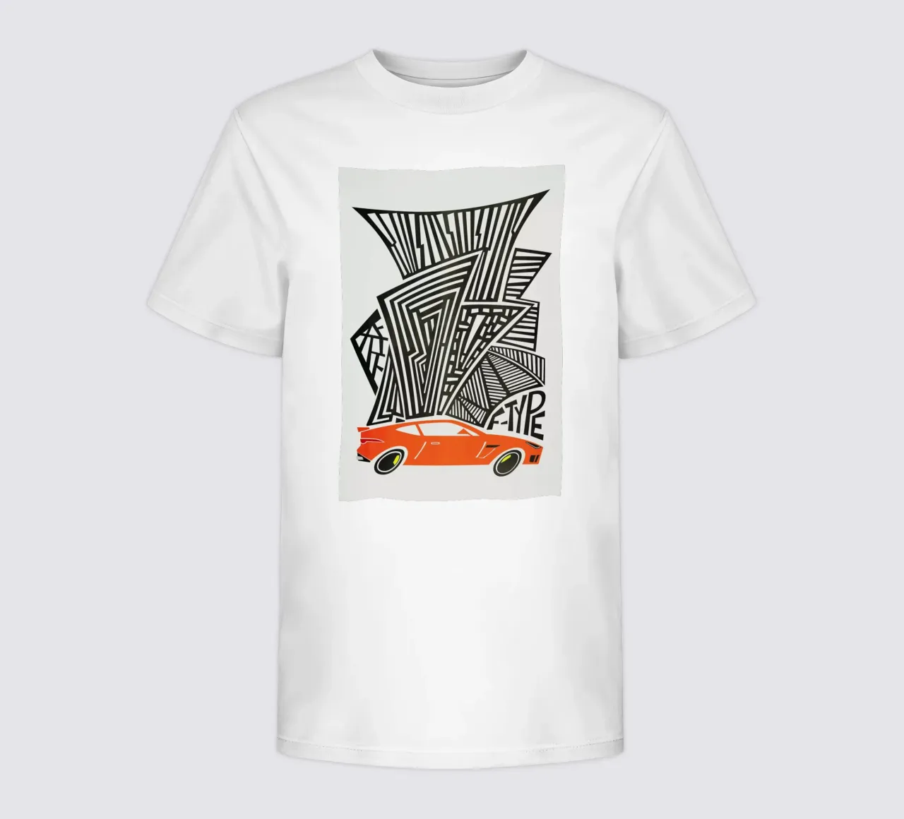 F Type kinder t-shirt van Fox & Velvet