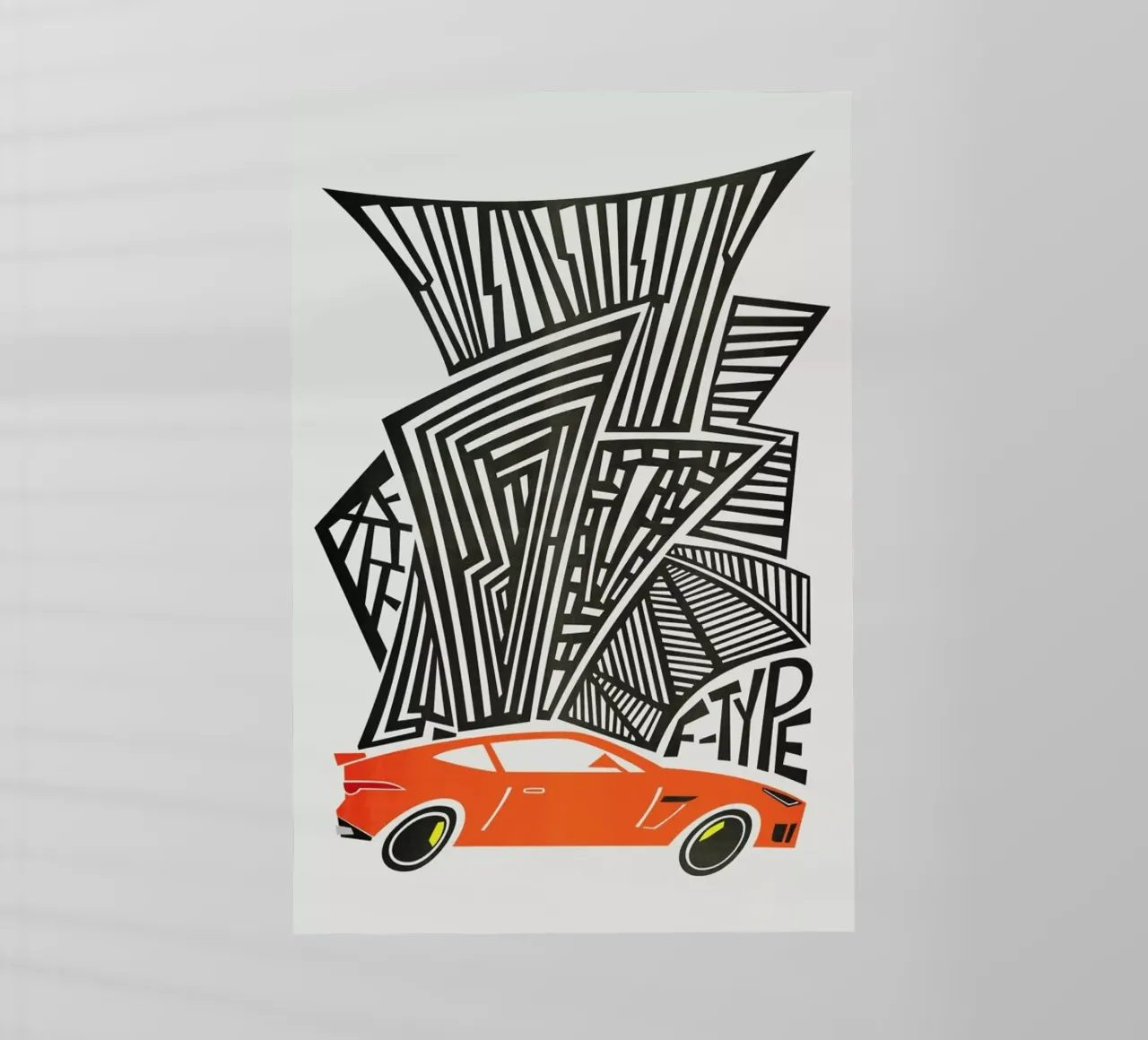 F Type backlit folie van Fox & Velvet