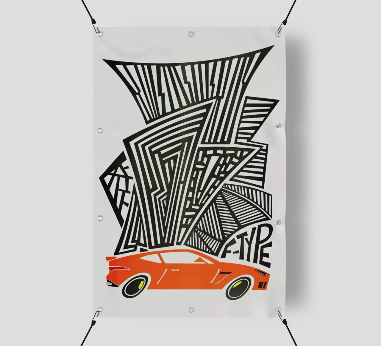 F Type telo in pvc da Fox & Velvet