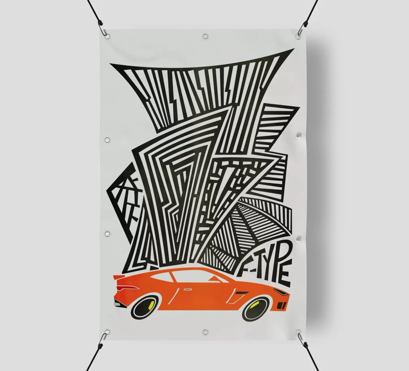 F Type telo in pvc da Fox & Velvet