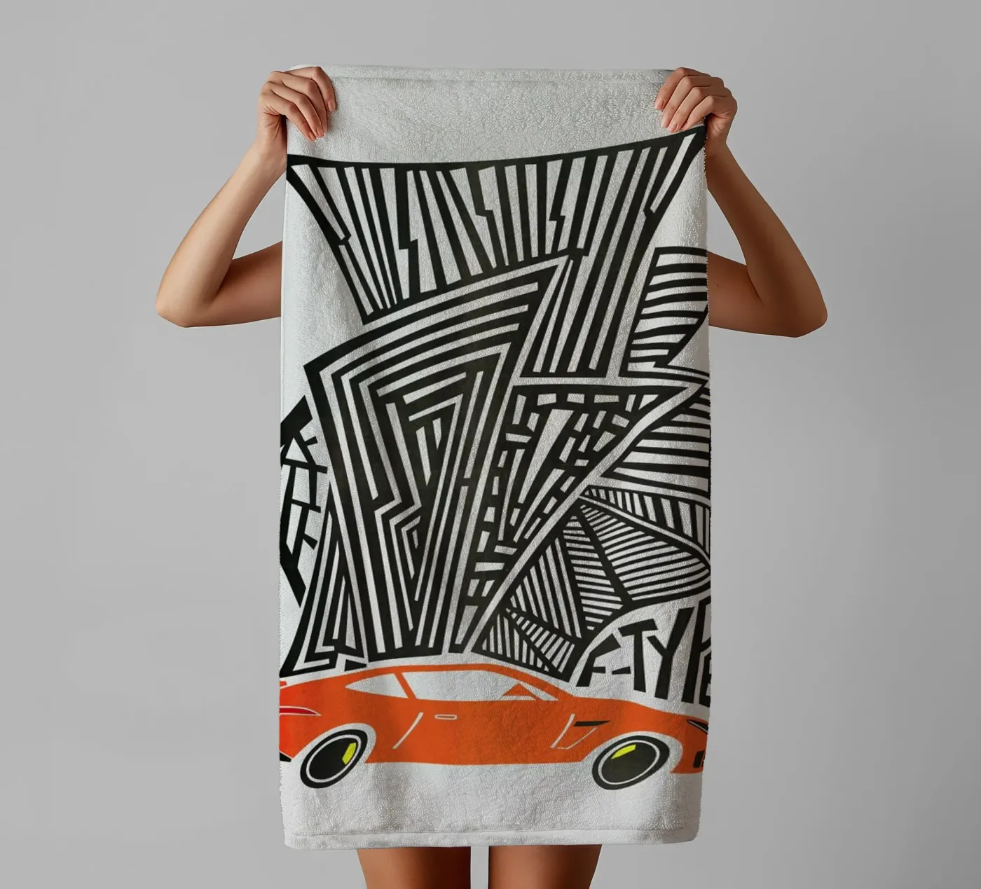 F Type towel by Fox & Velvet