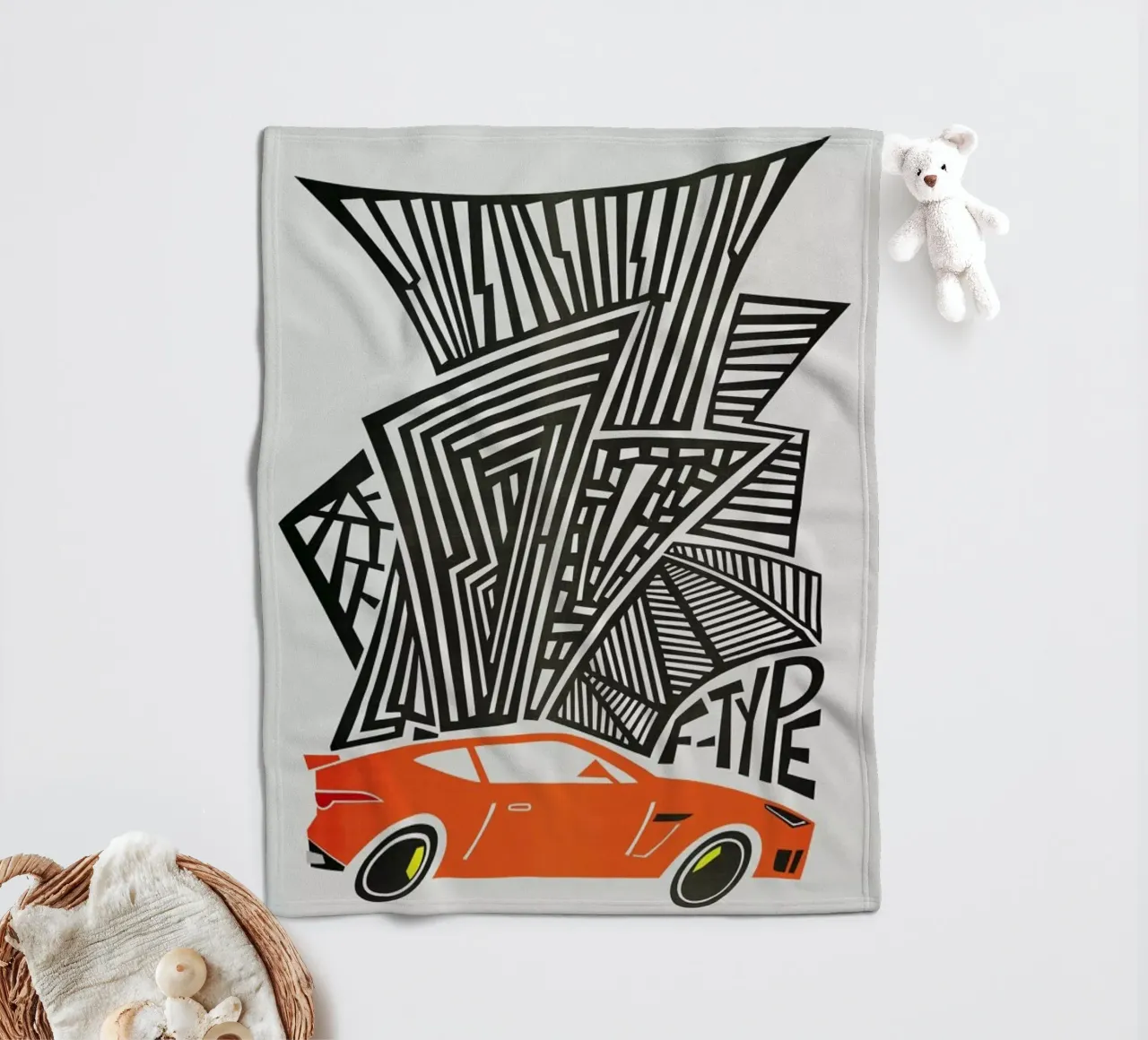 F Type coperta in pile da Fox & Velvet
