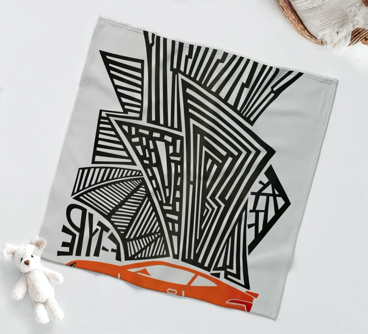 F Type fleecedeken van Fox & Velvet