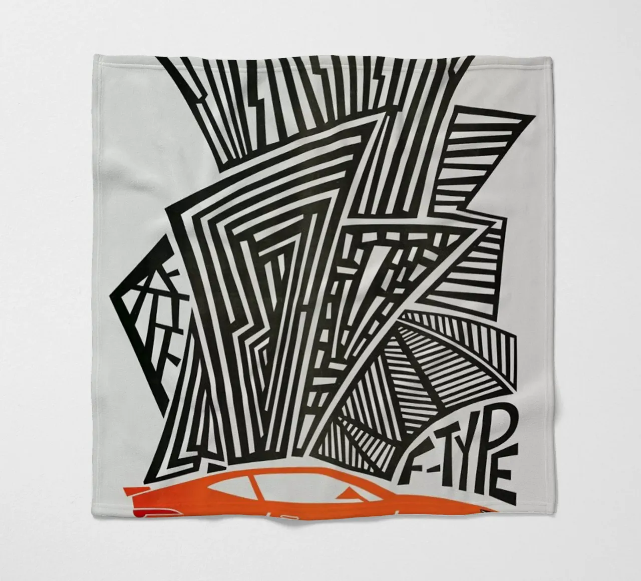 F Type fleecedeken van Fox & Velvet